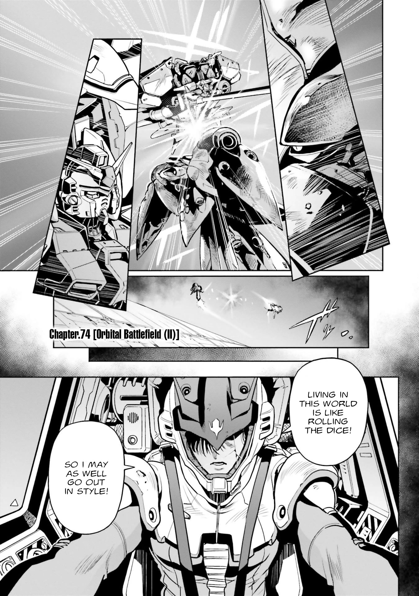 Kidou Senshi Gundam 0083 Rebellion Chapter 74 page 1 - Chapter 74: Orbital Battlefield (II)