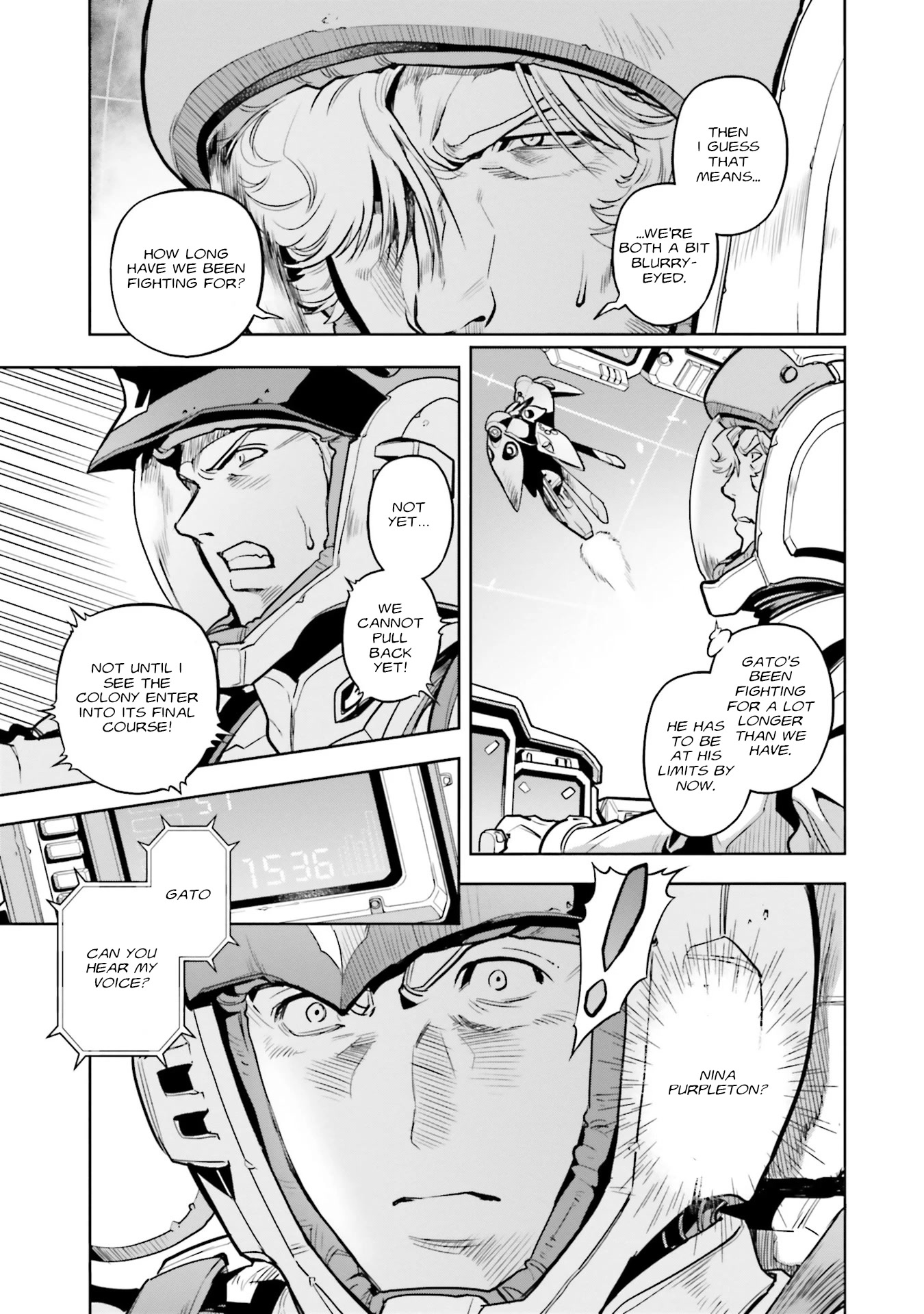 Kidou Senshi Gundam 0083 Rebellion Chapter 74 page 18 - Chapter 74: Orbital Battlefield (II)