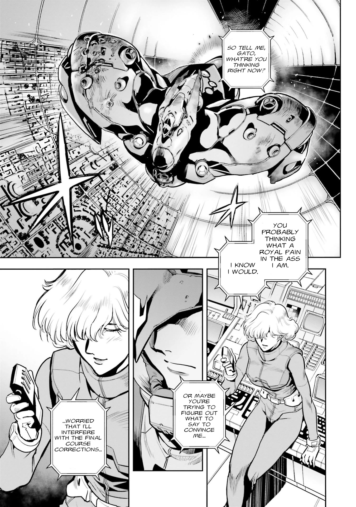 Kidou Senshi Gundam 0083 Rebellion Chapter 74 page 28 - Chapter 74: Orbital Battlefield (II)