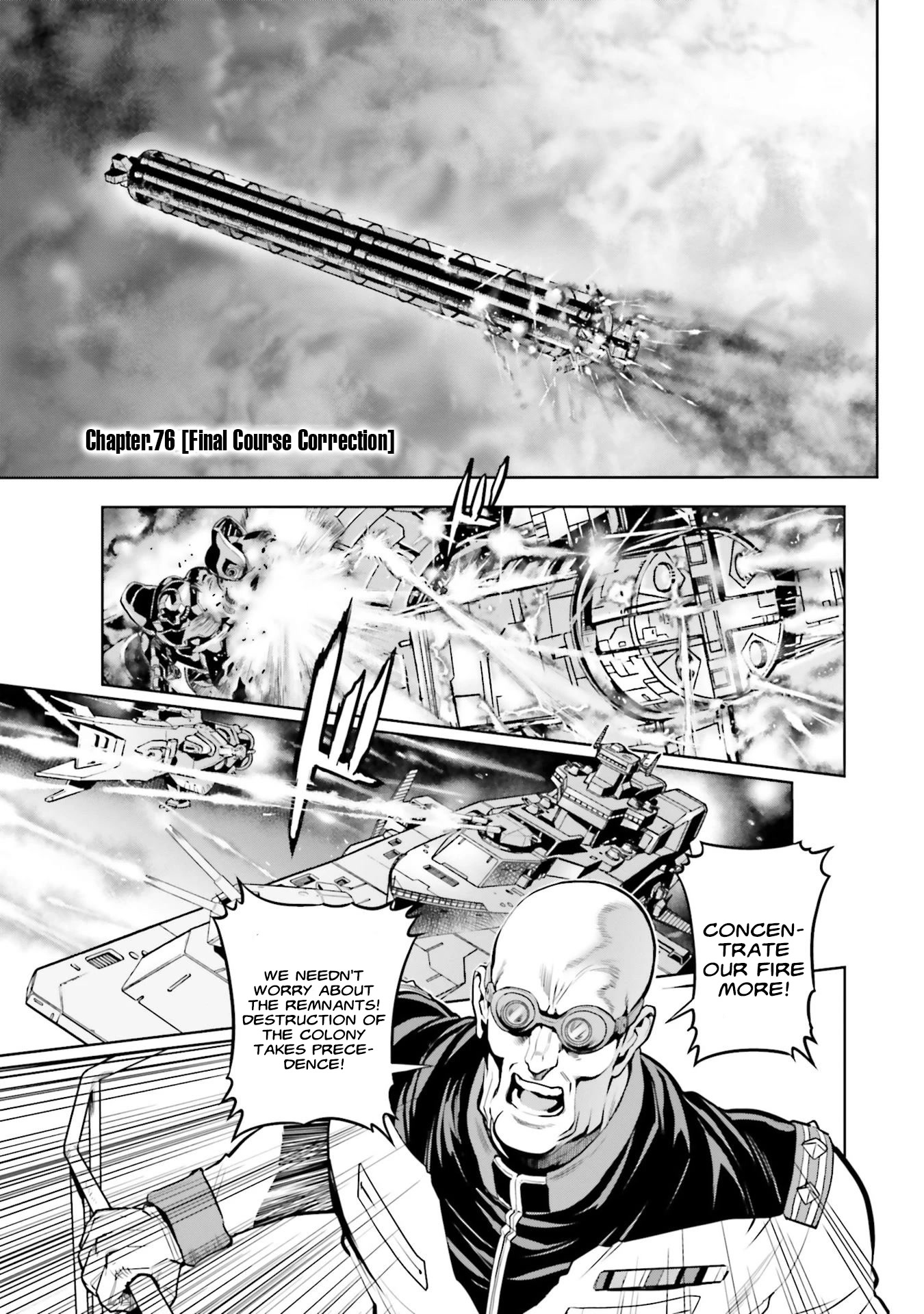 Kidou Senshi Gundam 0083 Rebellion Chapter 76 page 1 - Chapter 76: Final Course Correction