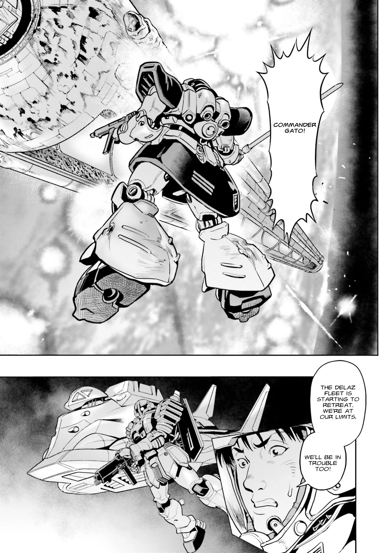 Kidou Senshi Gundam 0083 Rebellion Chapter 77 page 20 - Chapter 77: Full retreat