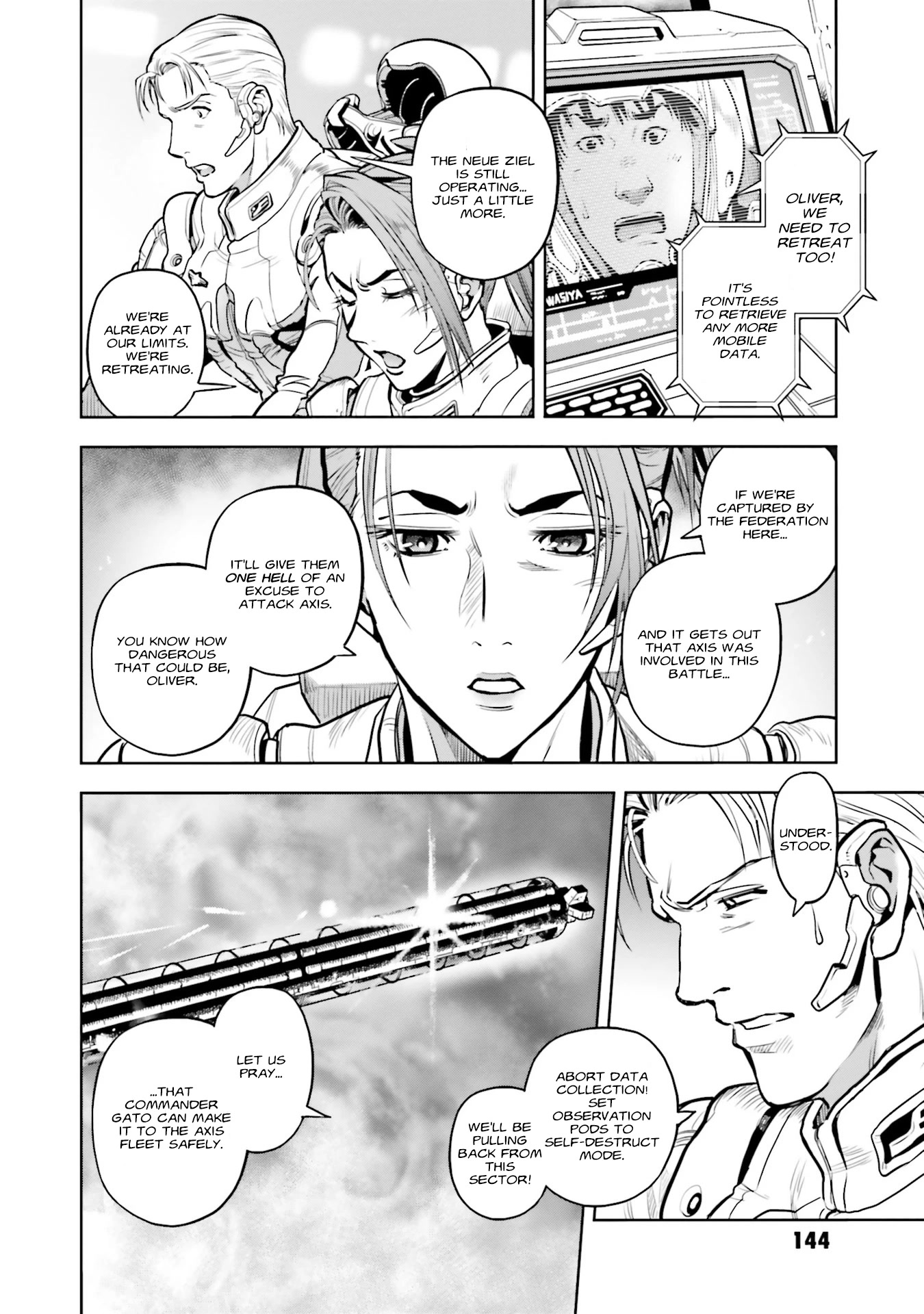 Kidou Senshi Gundam 0083 Rebellion Chapter 77 page 21 - Chapter 77: Full retreat