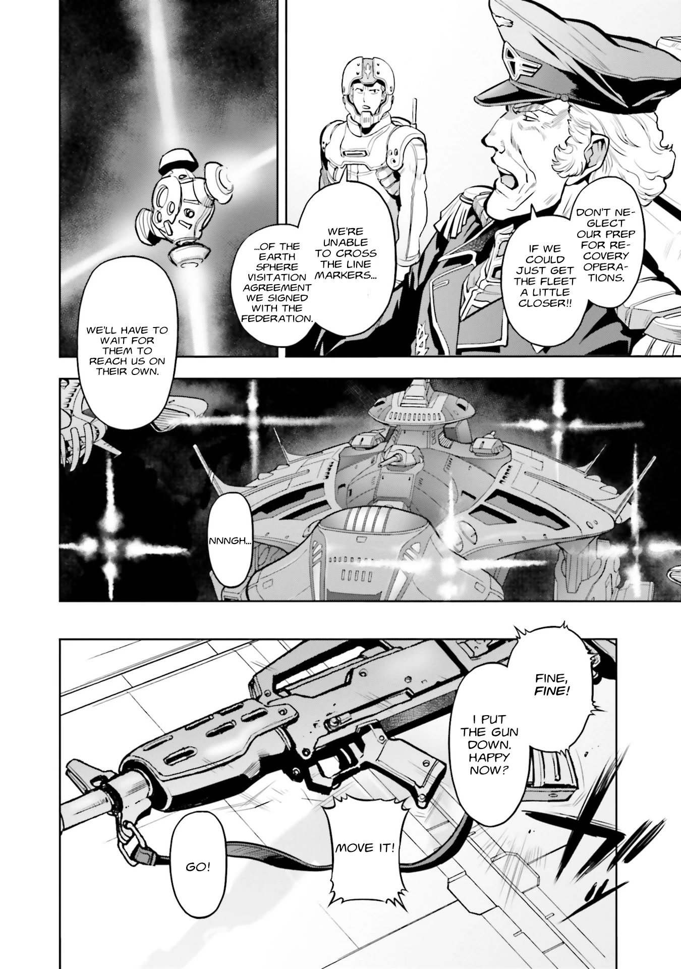 Kidou Senshi Gundam 0083 Rebellion Chapter 77 page 23 - Chapter 77: Full retreat