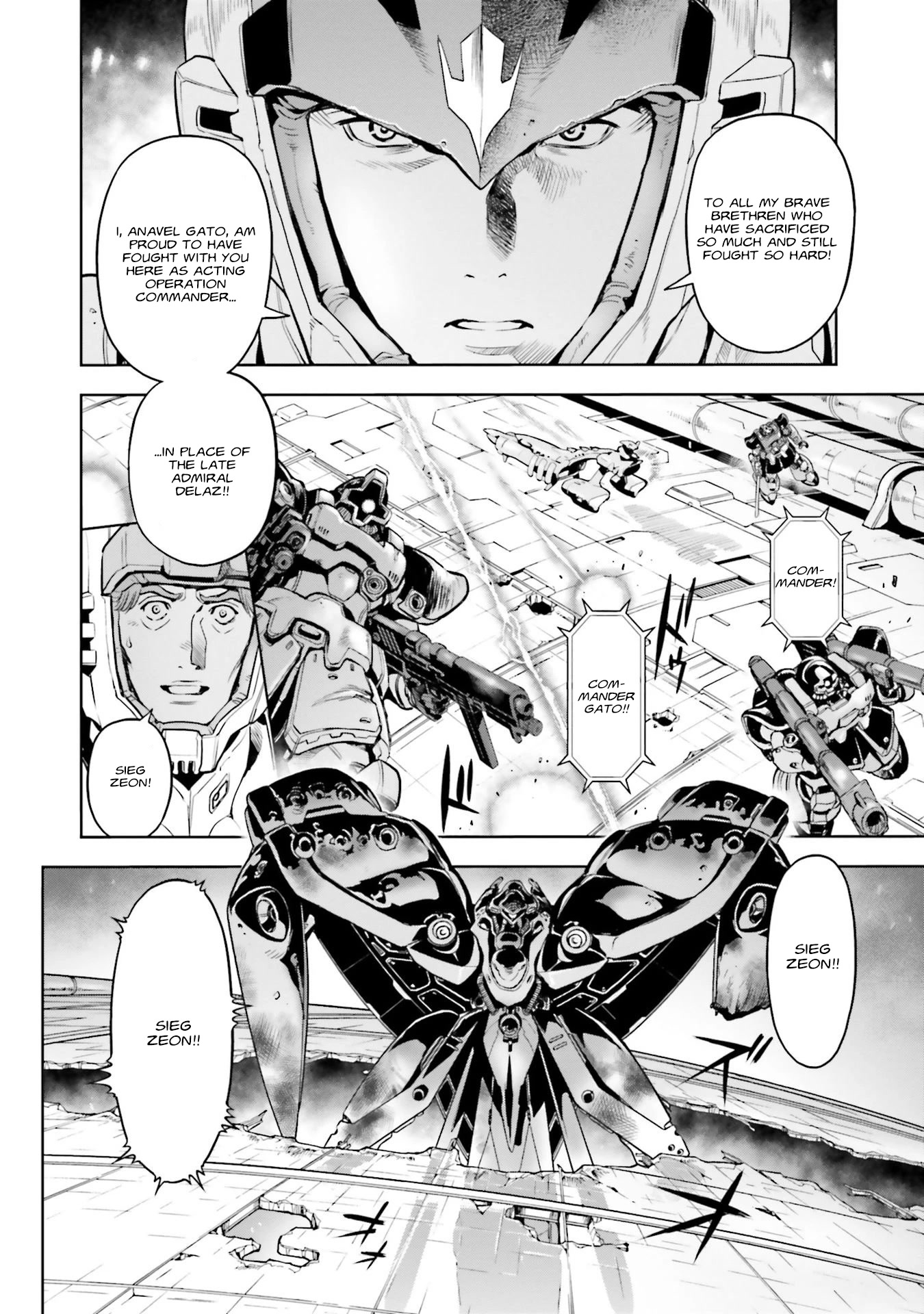 Kidou Senshi Gundam 0083 Rebellion Chapter 77 page 3 - Chapter 77: Full retreat