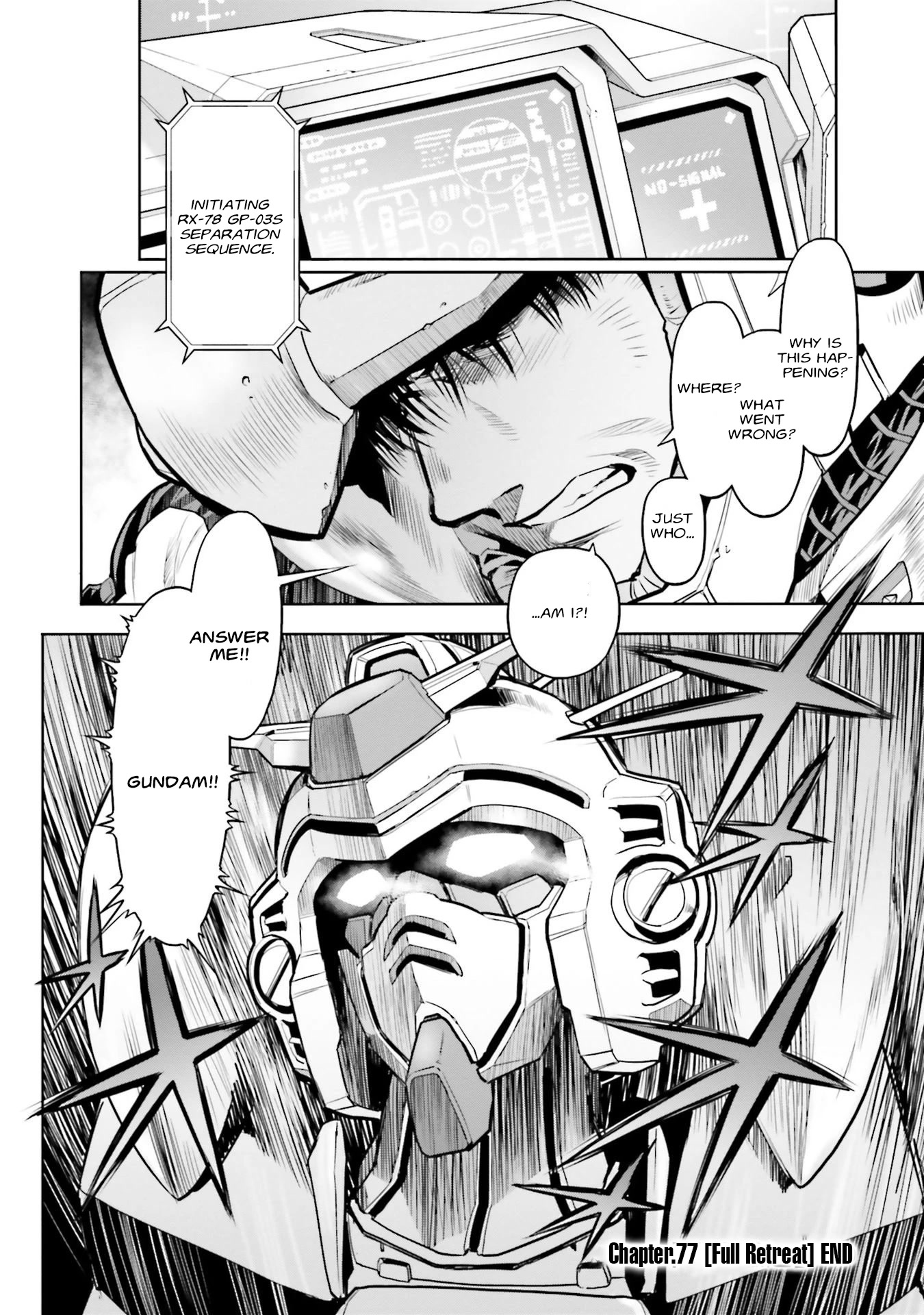 Kidou Senshi Gundam 0083 Rebellion Chapter 77 page 33 - Chapter 77: Full retreat