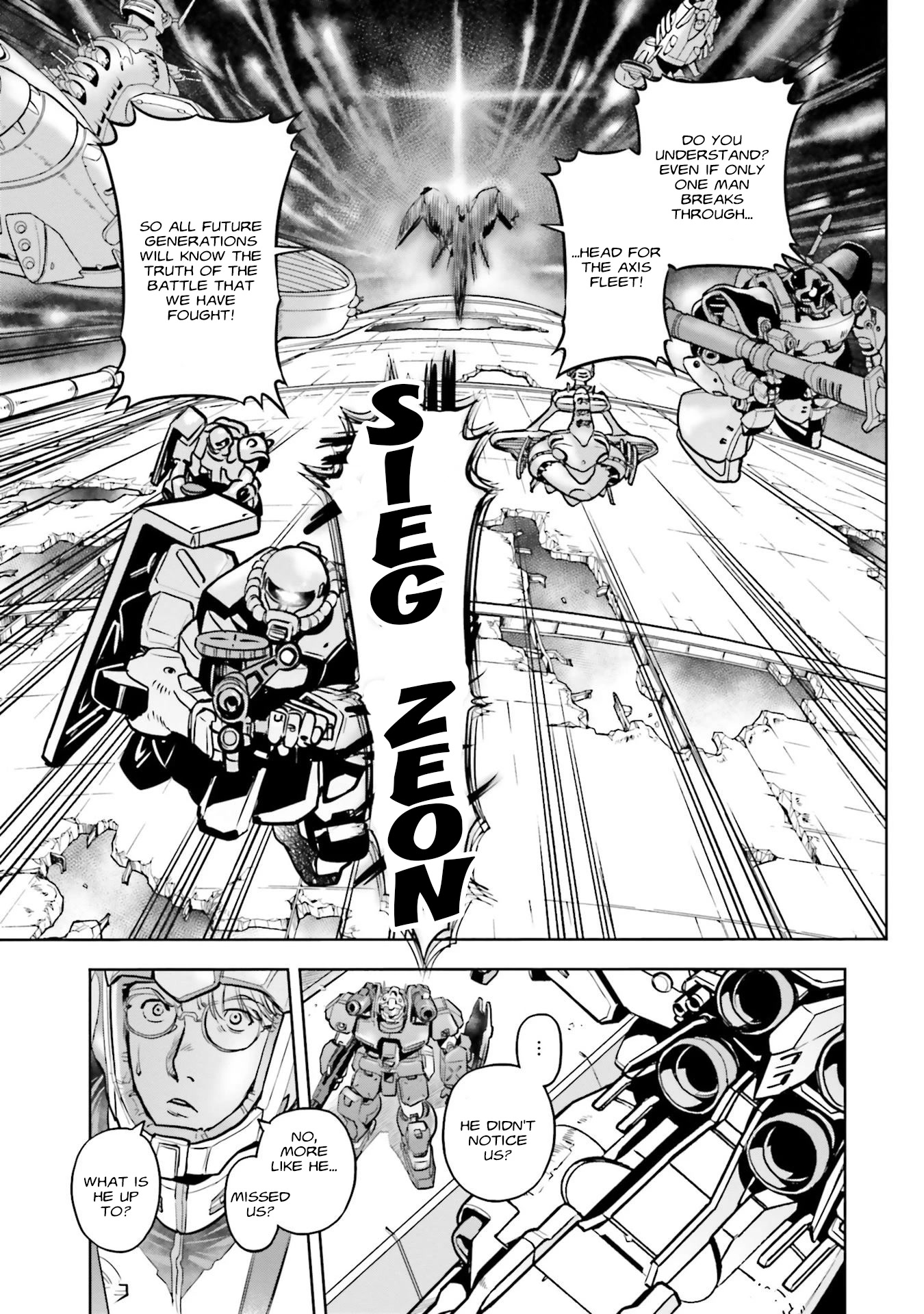 Kidou Senshi Gundam 0083 Rebellion Chapter 77 page 4 - Chapter 77: Full retreat