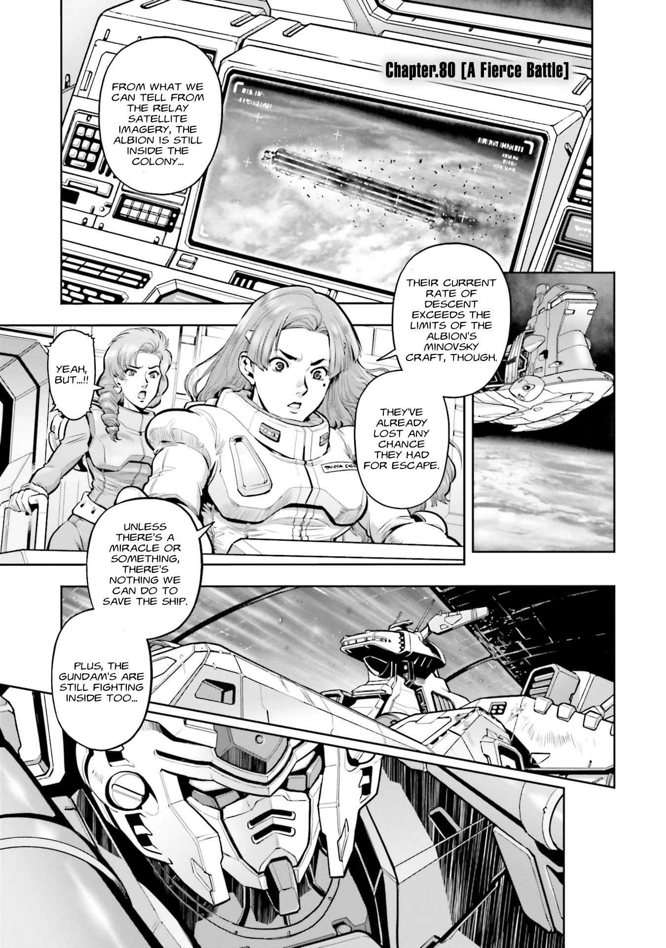 Kidou Senshi Gundam 0083 Rebellion Chapter 80 page 1 - Chapter 80: A Fierce Battle