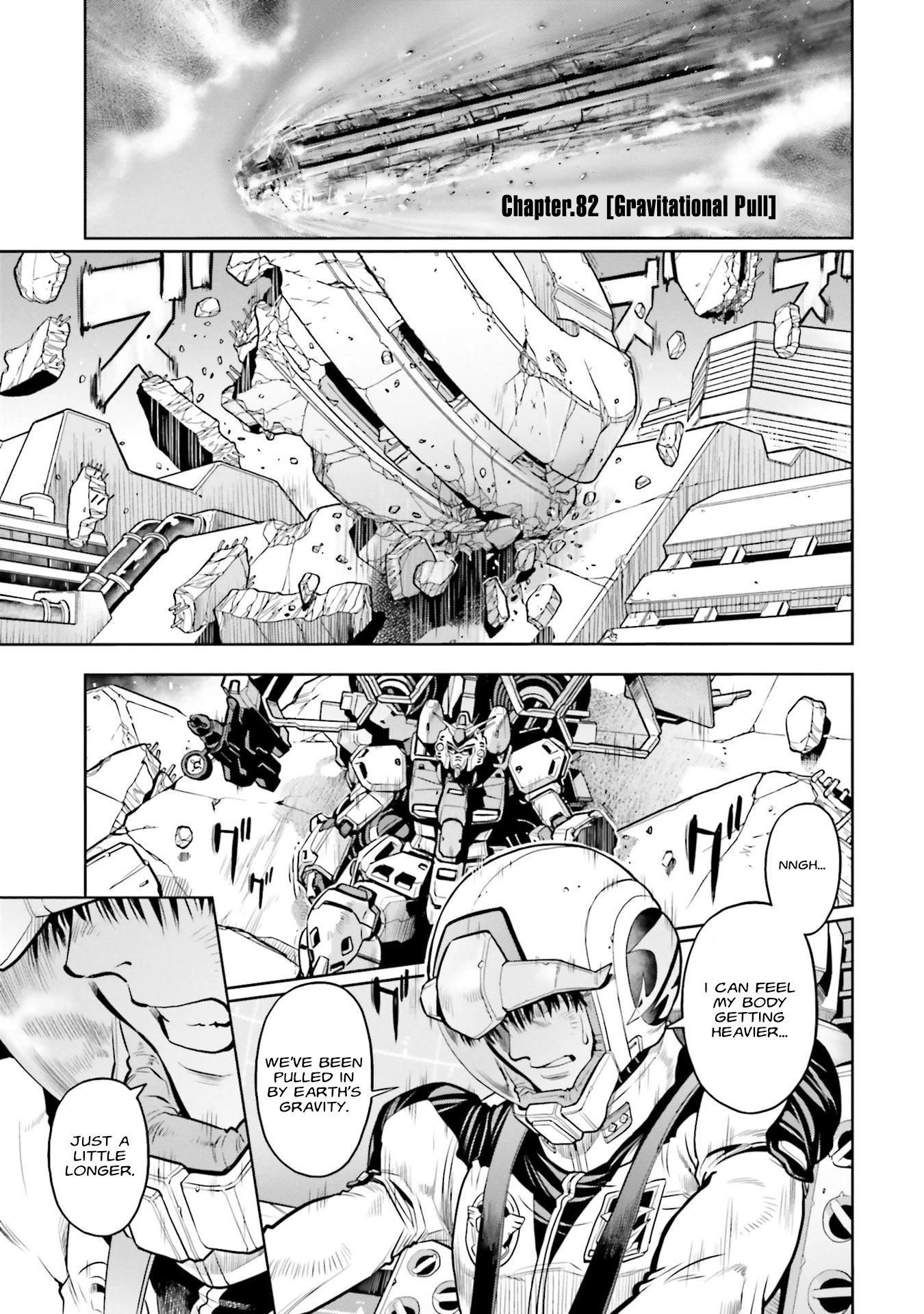 Kidou Senshi Gundam 0083 Rebellion Chapter 82 page 1 - Chapter 82: Gravitational Pull