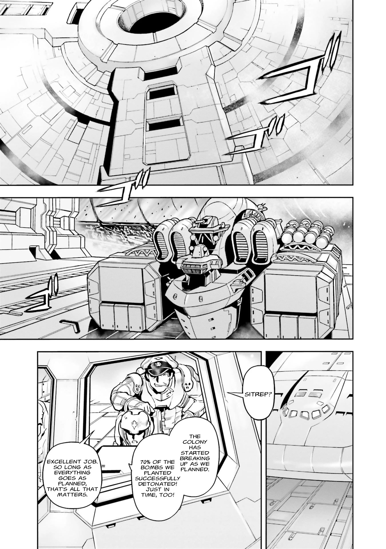 Kidou Senshi Gundam 0083 Rebellion Chapter 83 page 12 - Chapter 83: A Fracturing Colony