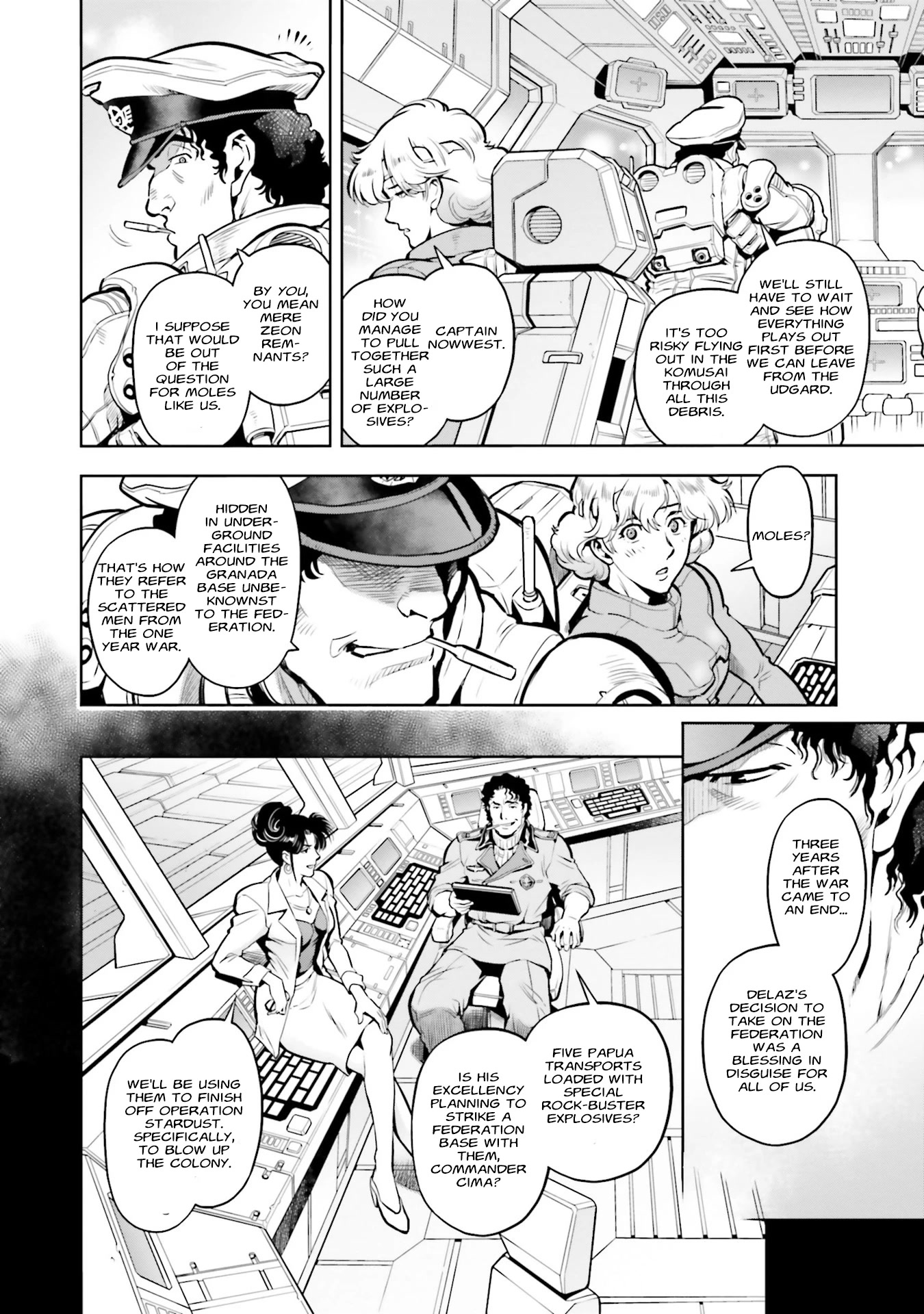 Kidou Senshi Gundam 0083 Rebellion Chapter 83 page 13 - Chapter 83: A Fracturing Colony