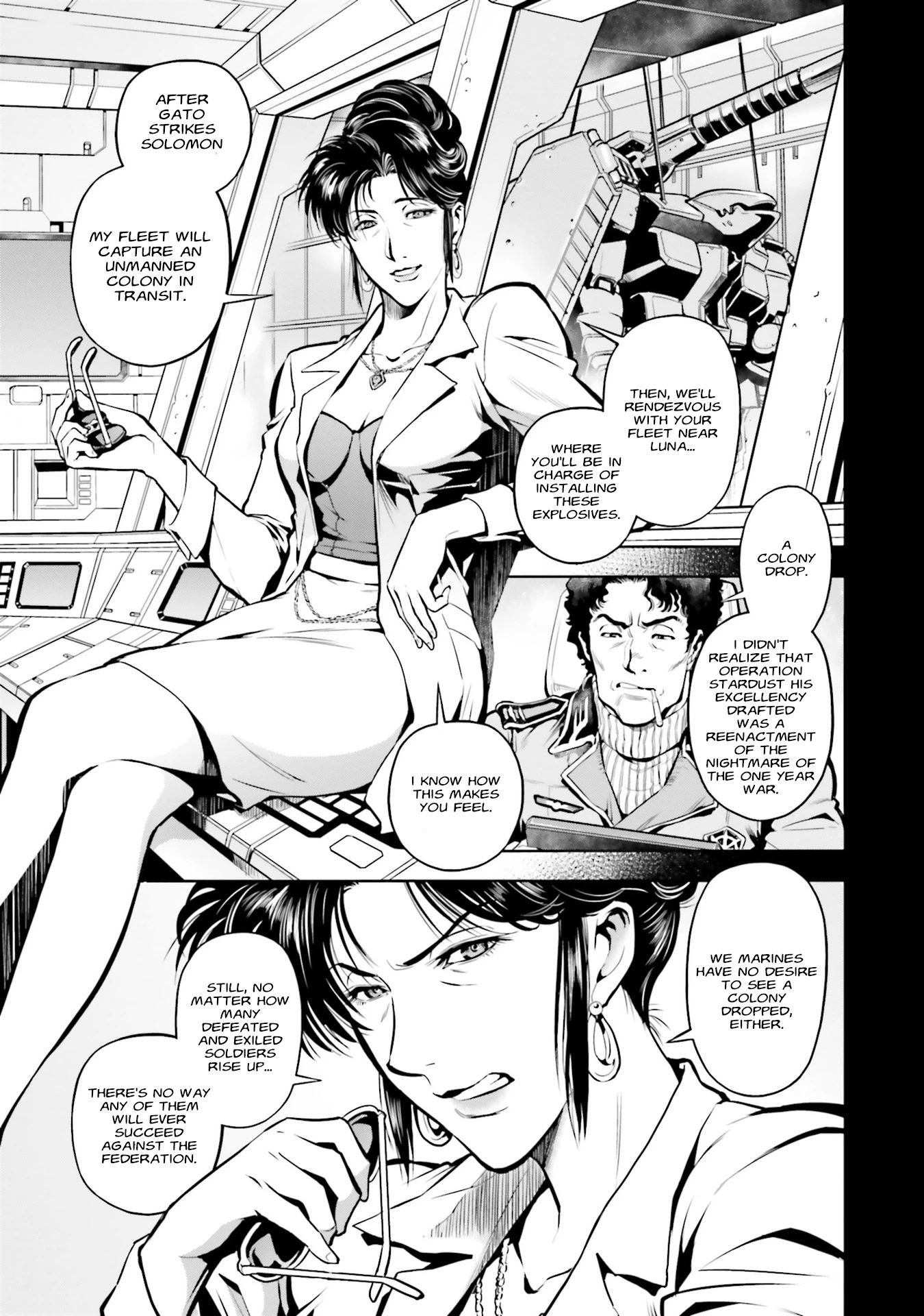Kidou Senshi Gundam 0083 Rebellion Chapter 83 page 14 - Chapter 83: A Fracturing Colony