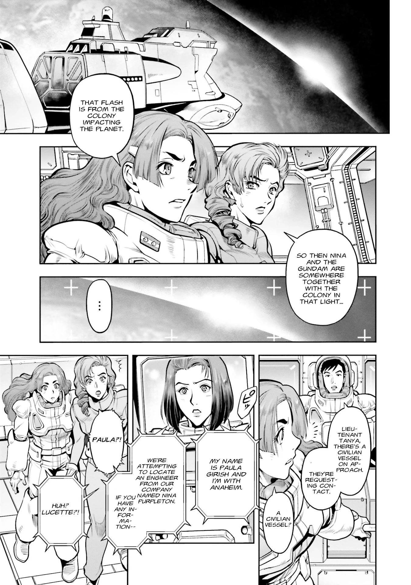 Kidou Senshi Gundam 0083 Rebellion Chapter 85 page 15 - Chapter 85: Abrading Earth