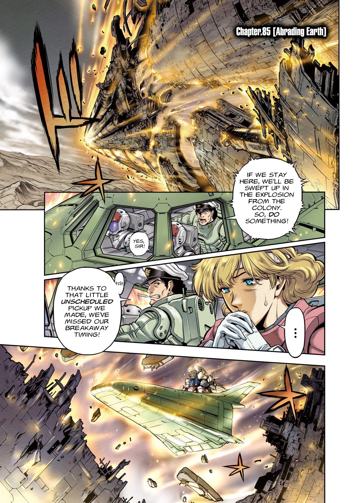 Kidou Senshi Gundam 0083 Rebellion Chapter 85 page 2 - Chapter 85: Abrading Earth