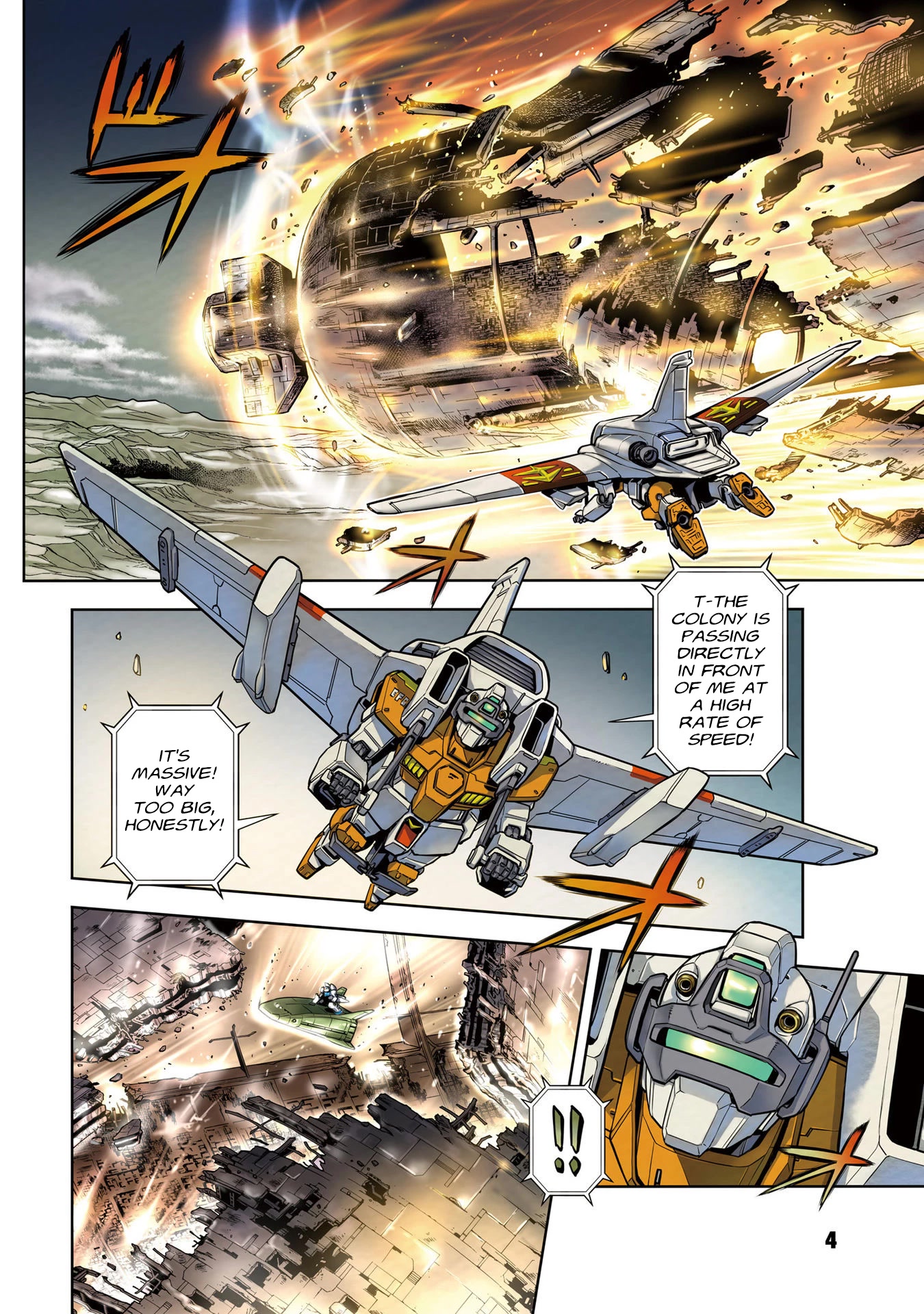 Kidou Senshi Gundam 0083 Rebellion Chapter 85 page 4 - Chapter 85: Abrading Earth