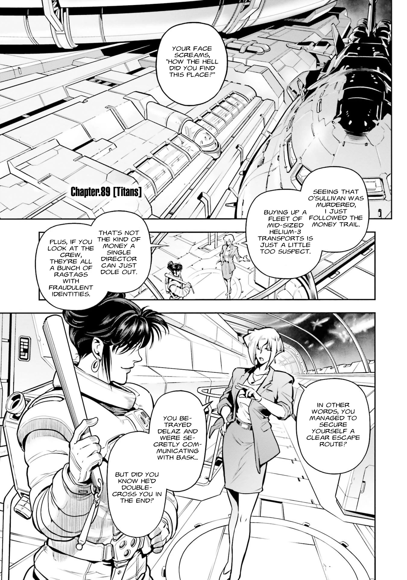 Kidou Senshi Gundam 0083 Rebellion Chapter 89 page 1 - Chapter 89: Titans