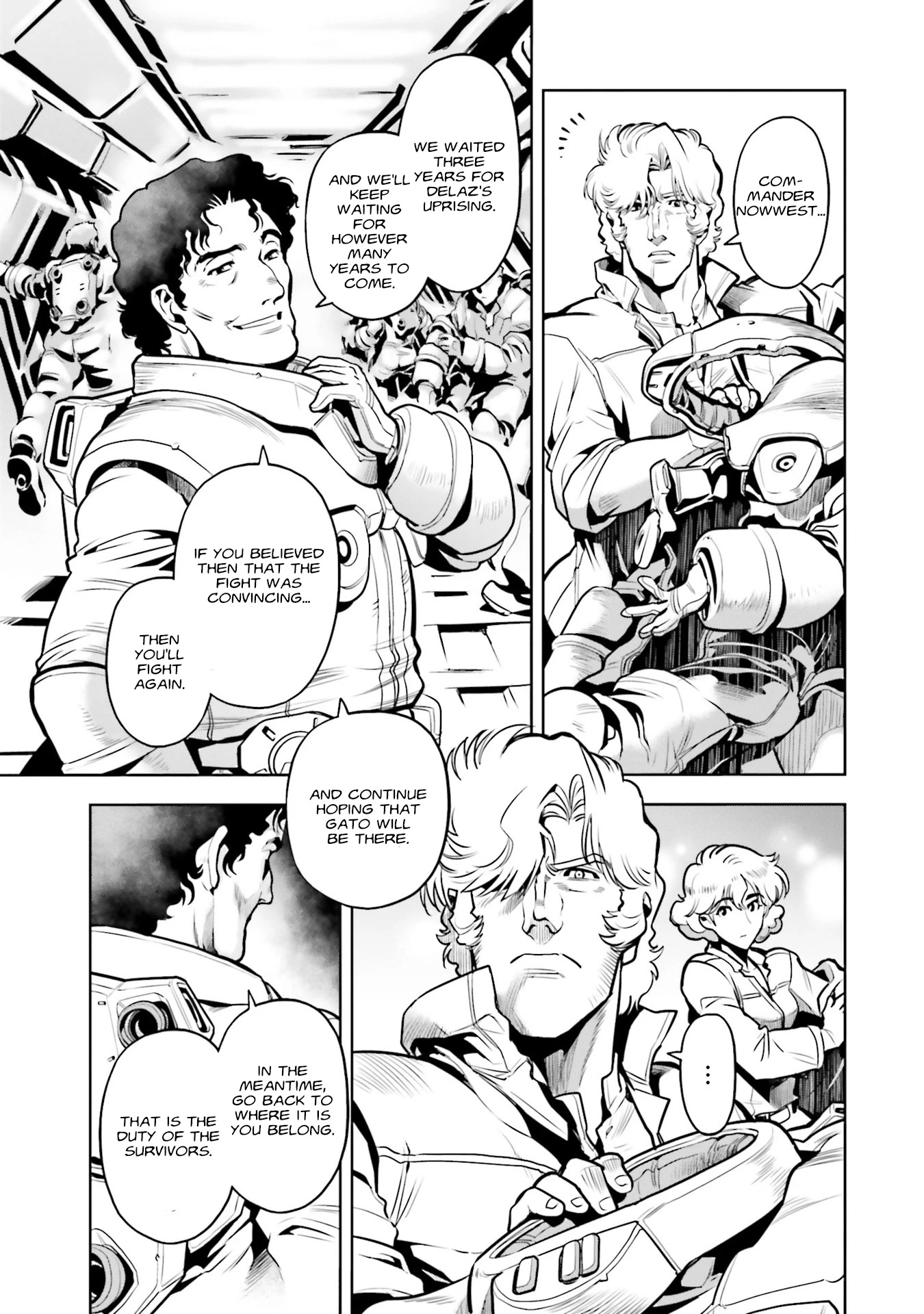 Kidou Senshi Gundam 0083 Rebellion Chapter 89 page 14 - Chapter 89: Titans