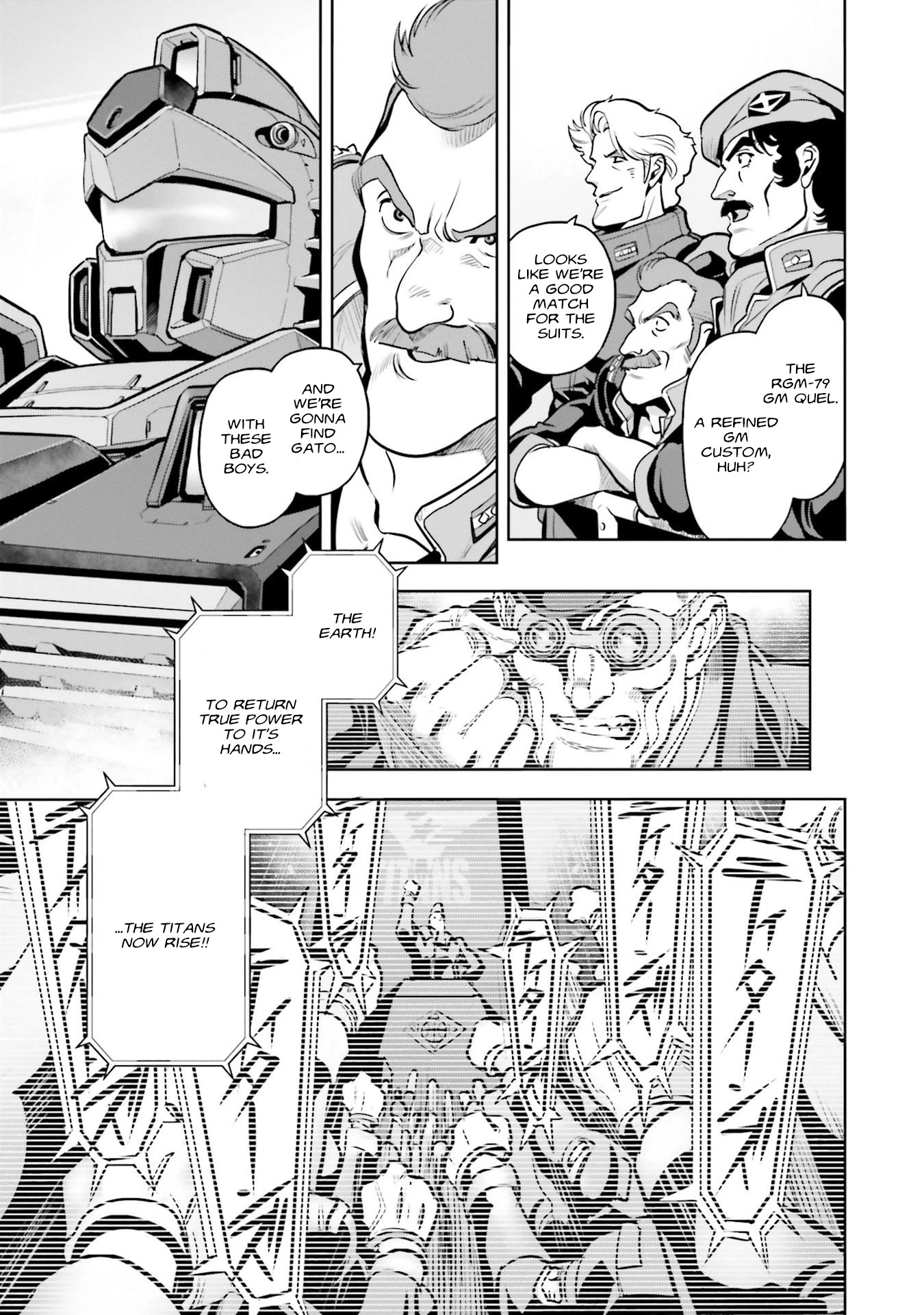 Kidou Senshi Gundam 0083 Rebellion Chapter 89 page 28 - Chapter 89: Titans
