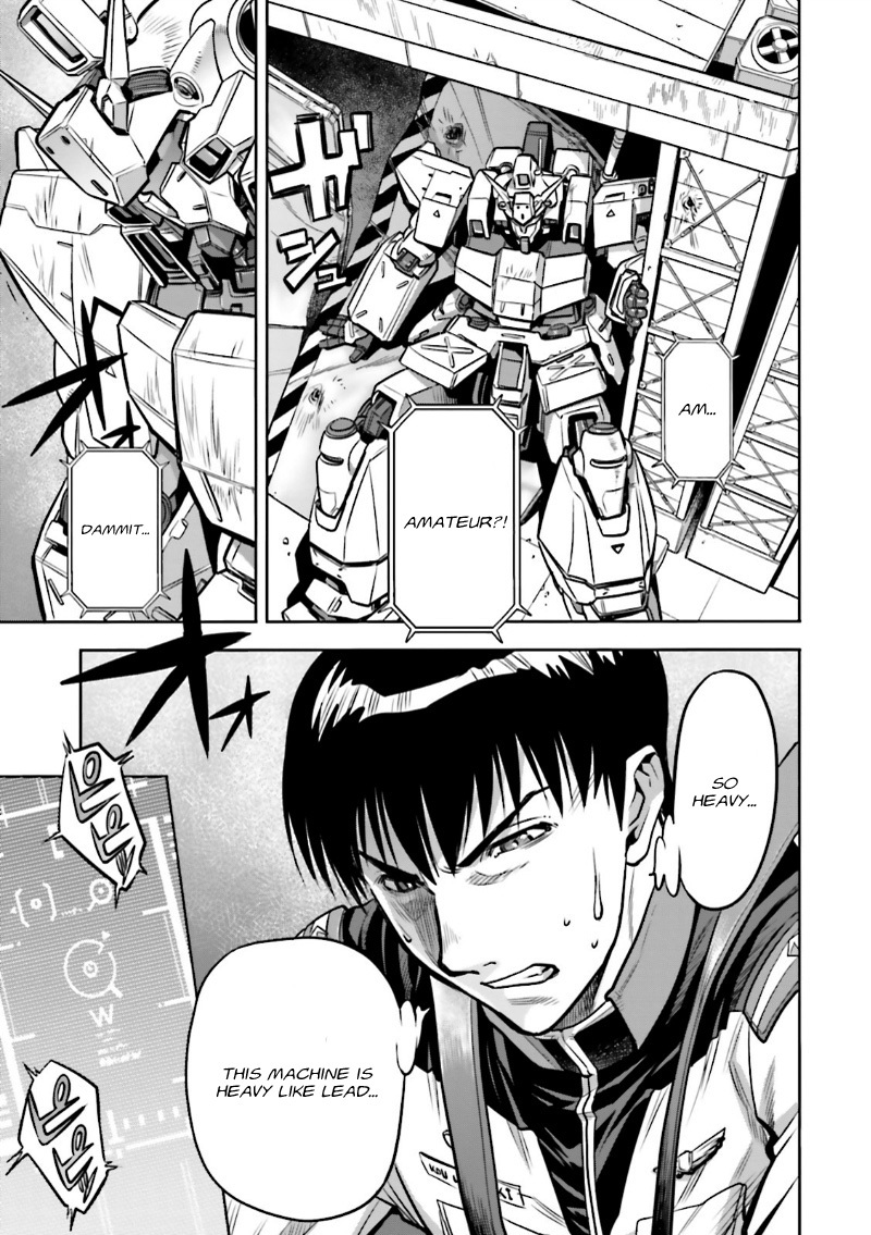 Kidou Senshi Gundam 0083 Rebellion Chapter 9 page 12 - Chapter 9: Real Combat & Explosive Blasts
