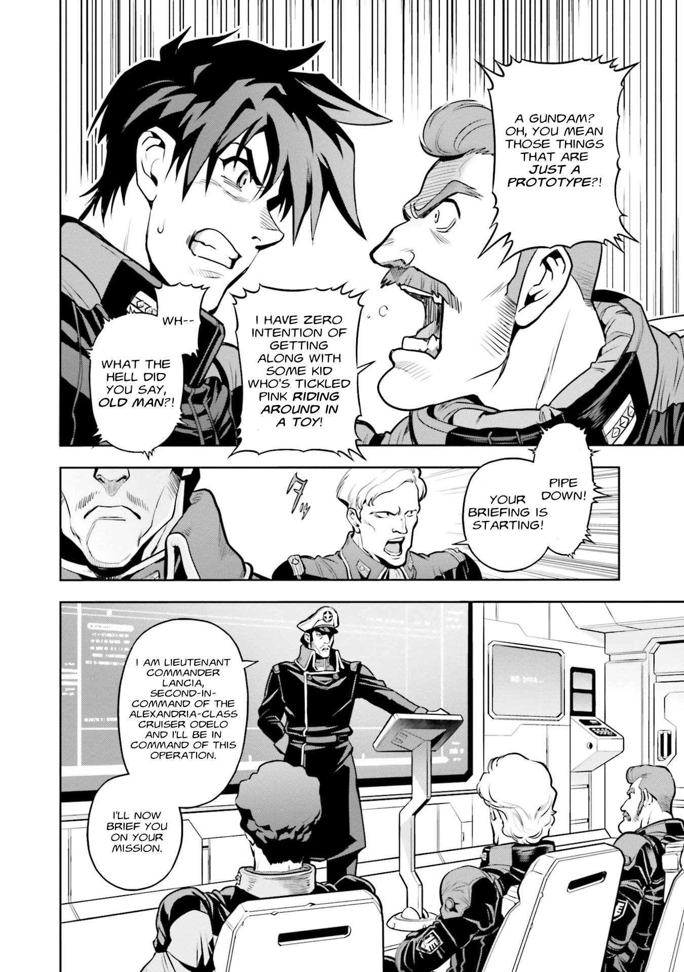 Kidou Senshi Gundam 0083 Rebellion Chapter 91 page 15 - Chapter 91: The Immortal 4th Team