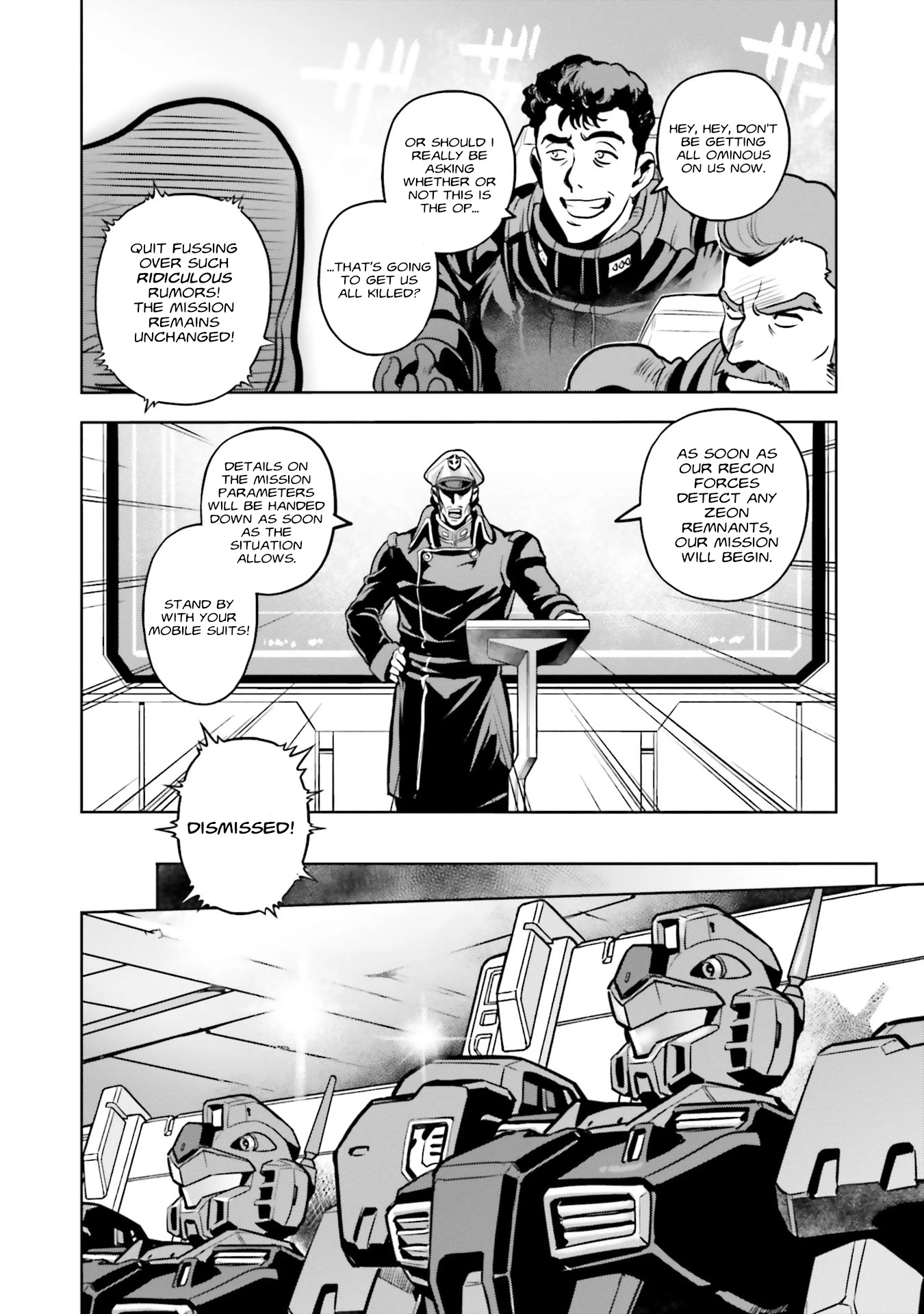 Kidou Senshi Gundam 0083 Rebellion Chapter 91 page 19 - Chapter 91: The Immortal 4th Team
