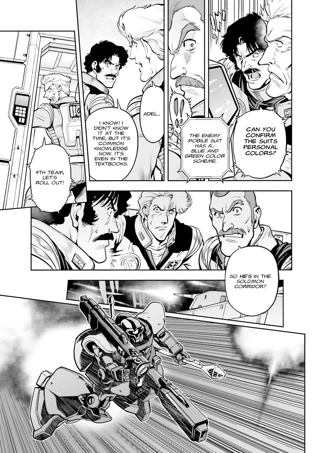 Kidou Senshi Gundam 0083 Rebellion Chapter 91 page 24 - Chapter 91: The Immortal 4th Team