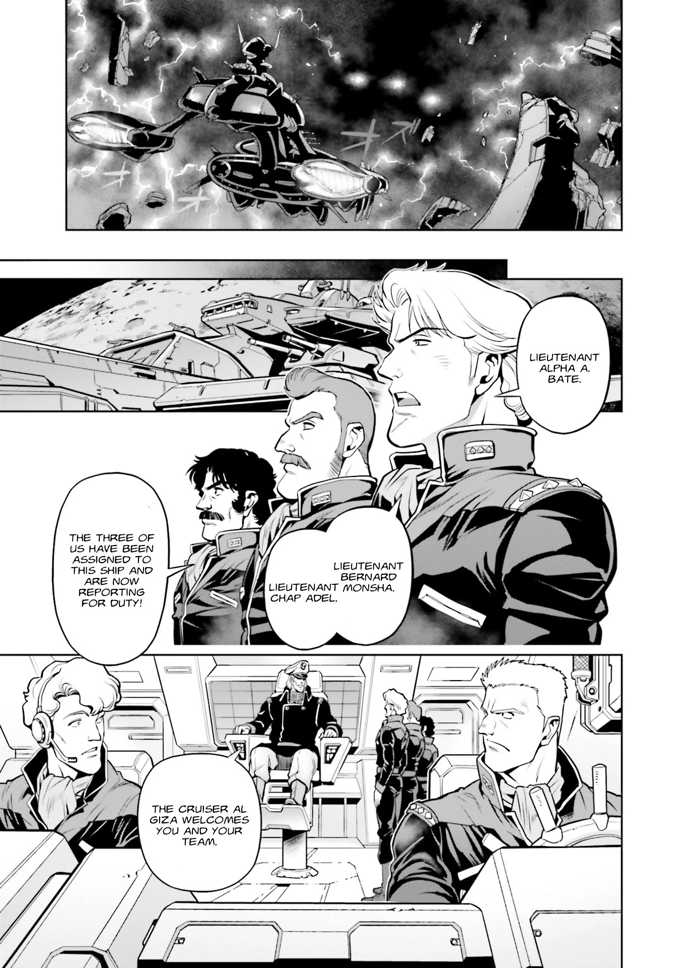Kidou Senshi Gundam 0083 Rebellion Chapter 91 page 8 - Chapter 91: The Immortal 4th Team