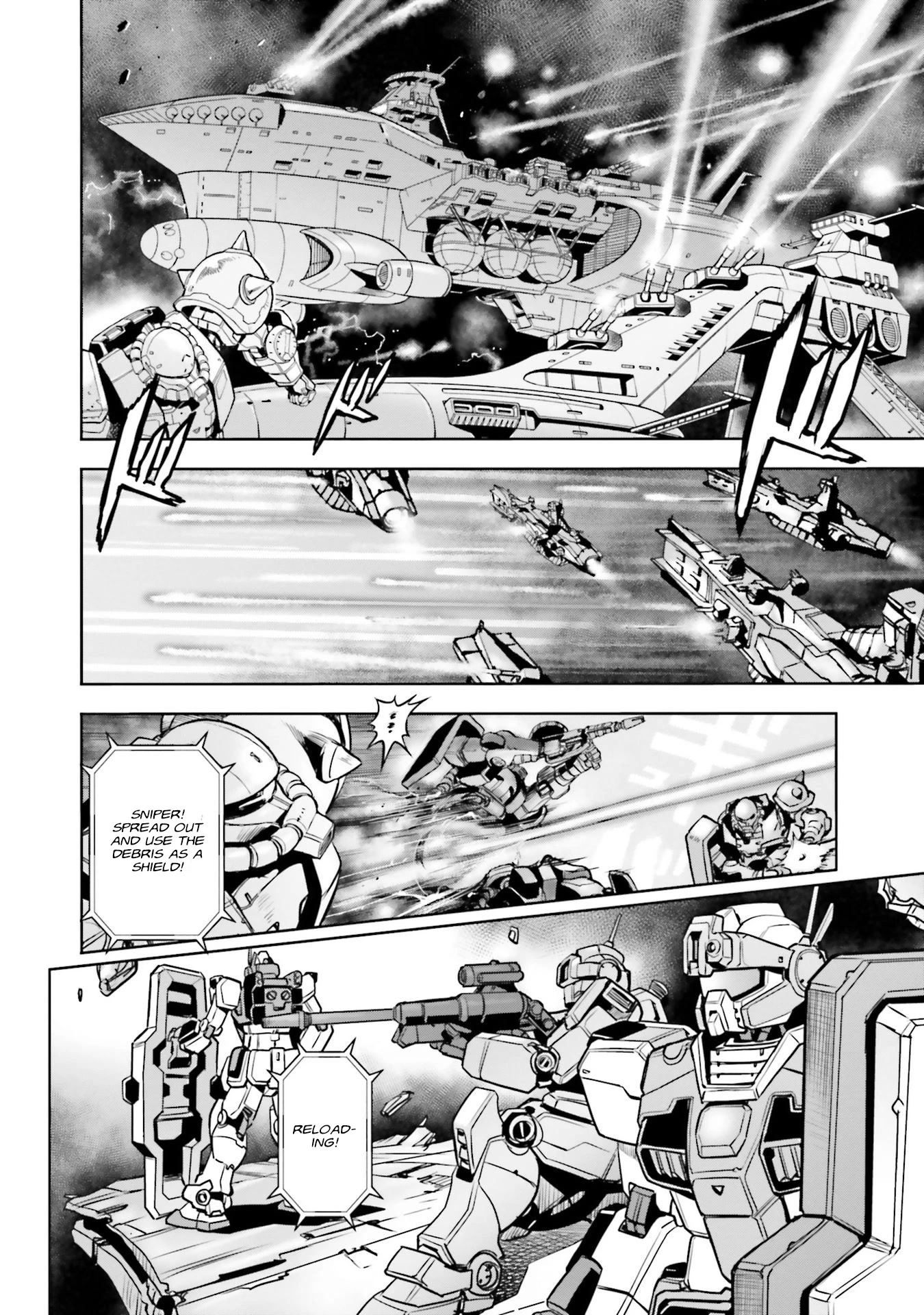 Kidou Senshi Gundam 0083 Rebellion Chapter 92 page 11 - Chapter 92: Nightmare of the Solomon Corridor