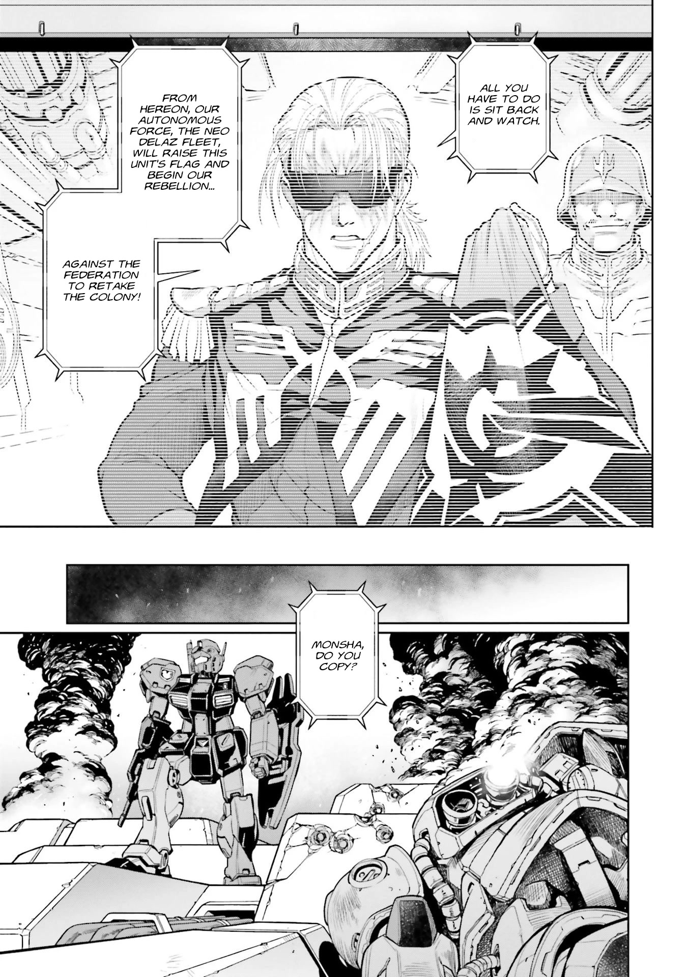 Kidou Senshi Gundam 0083 Rebellion Chapter 95 page 22 - Chapter 95: Neo Fleet
