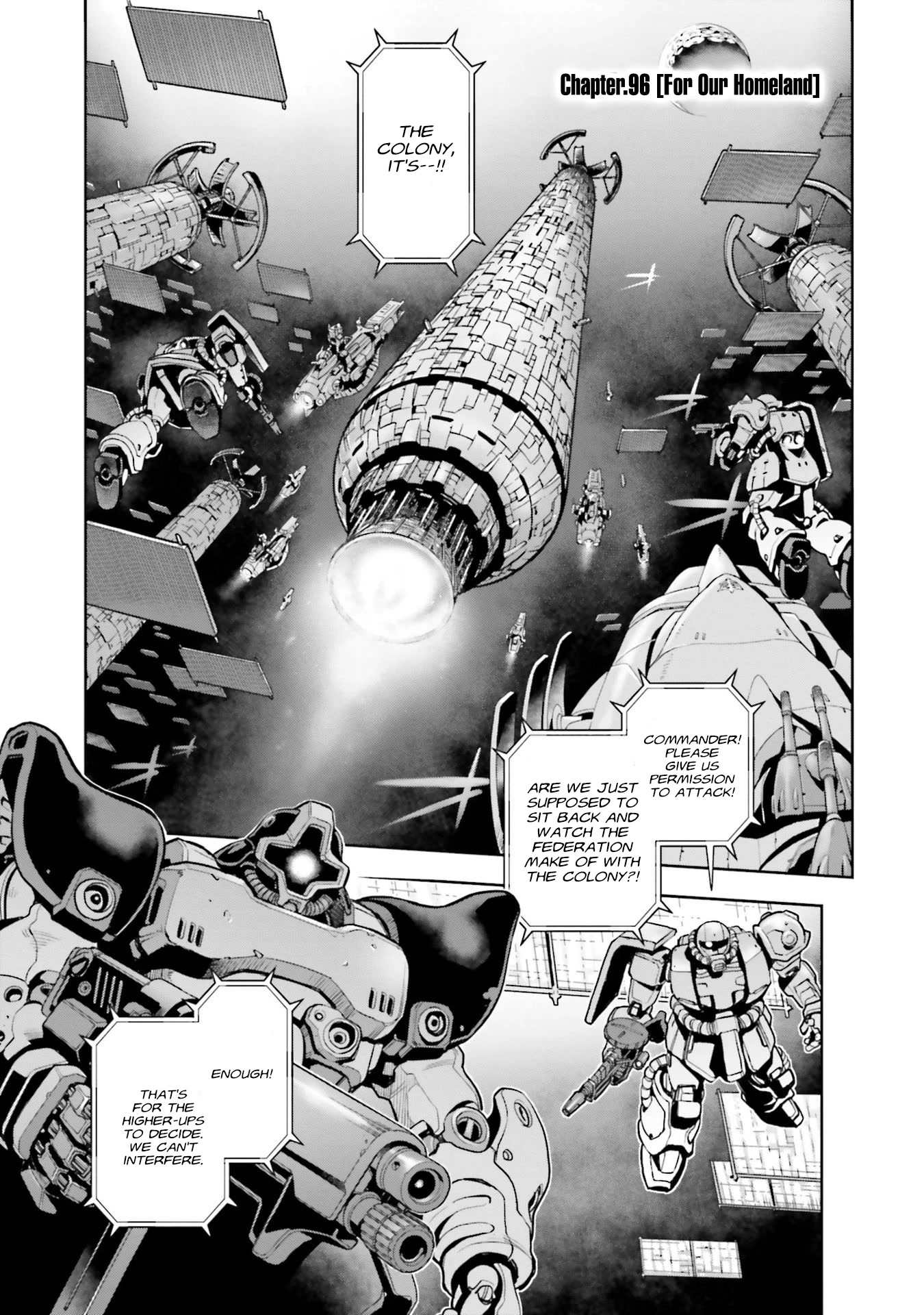 Kidou Senshi Gundam 0083 Rebellion Chapter 96 page 1 - Chapter 96: For Our Homeland