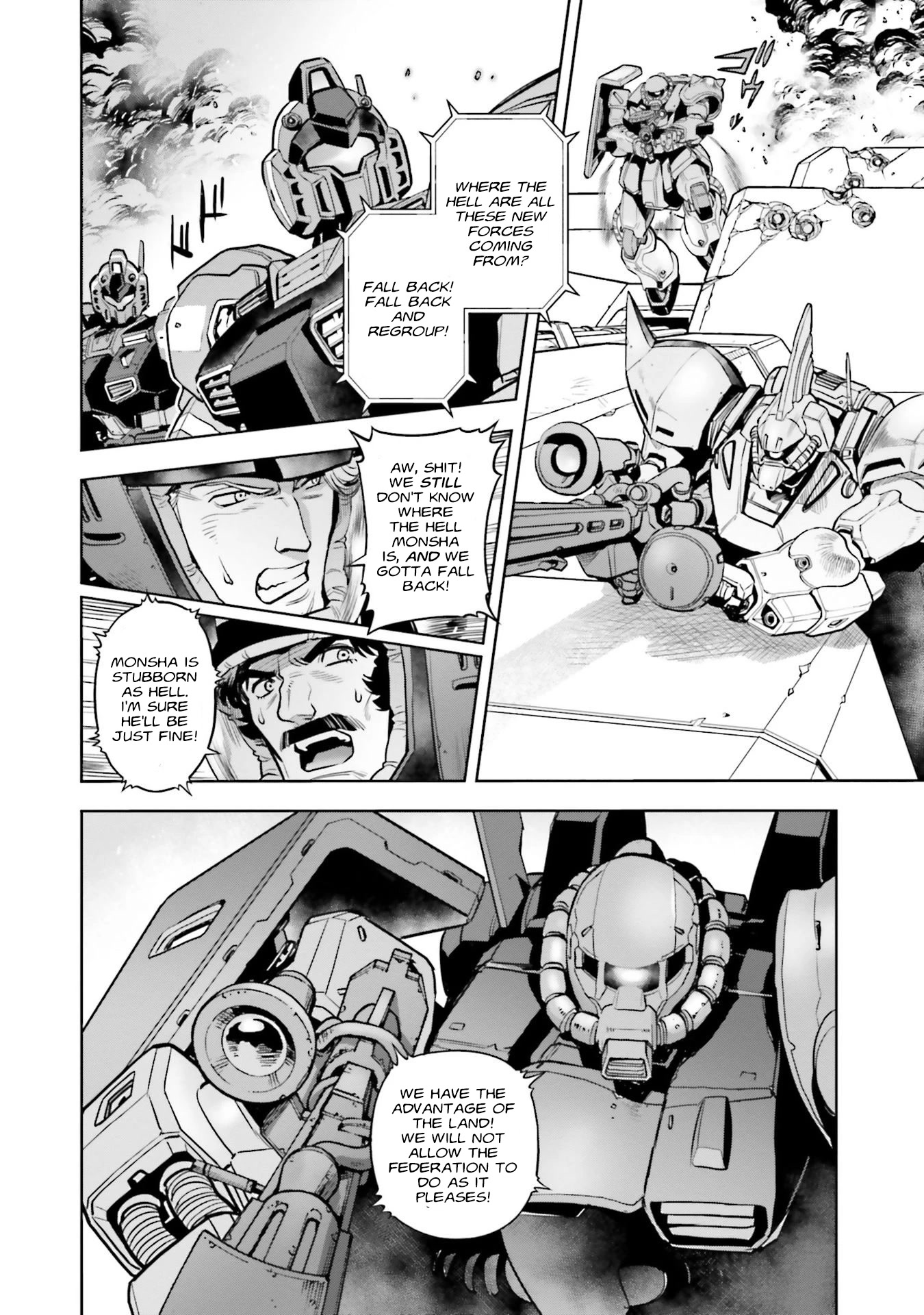 Kidou Senshi Gundam 0083 Rebellion Chapter 96 page 13 - Chapter 96: For Our Homeland