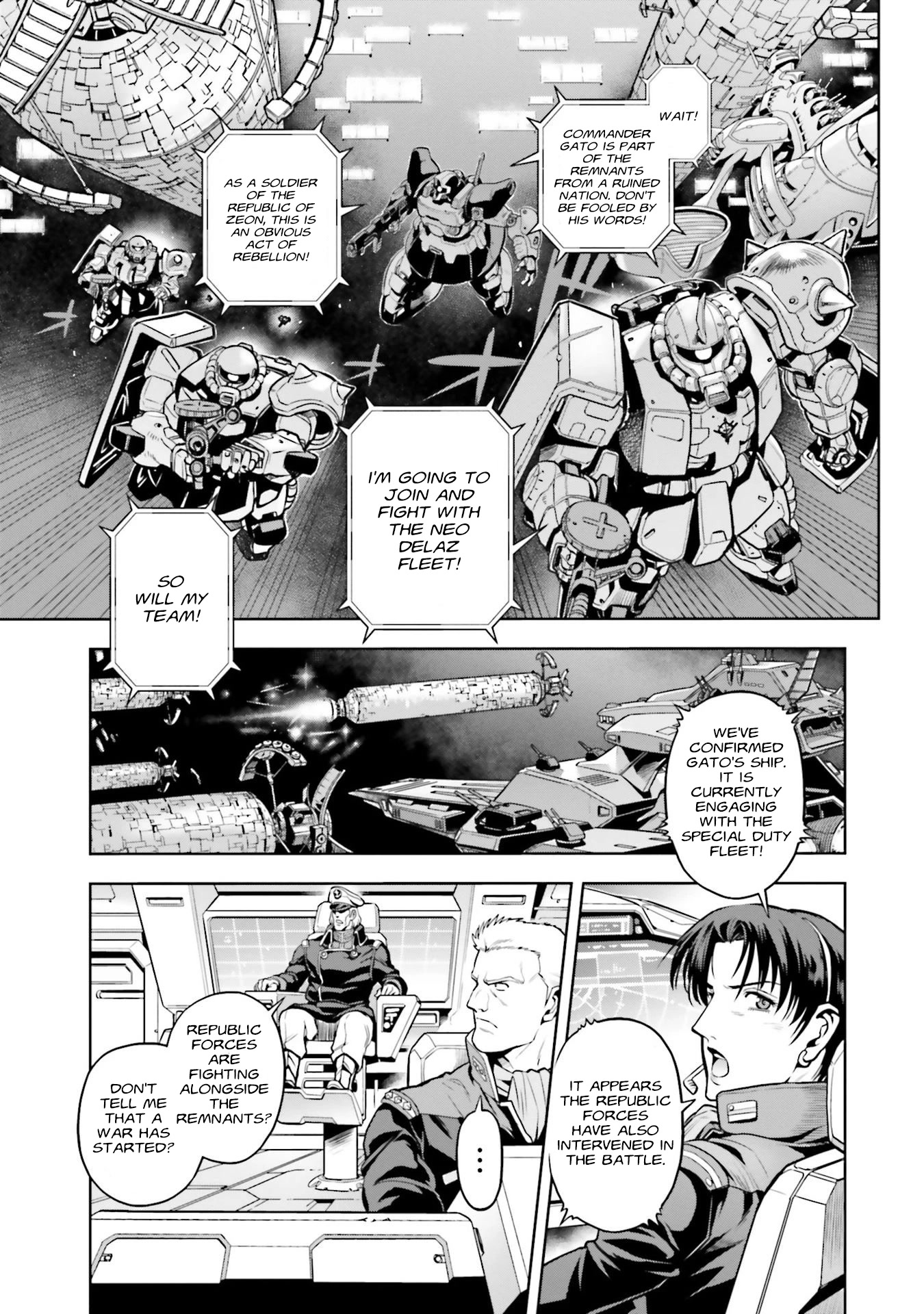 Kidou Senshi Gundam 0083 Rebellion Chapter 96 page 4 - Chapter 96: For Our Homeland