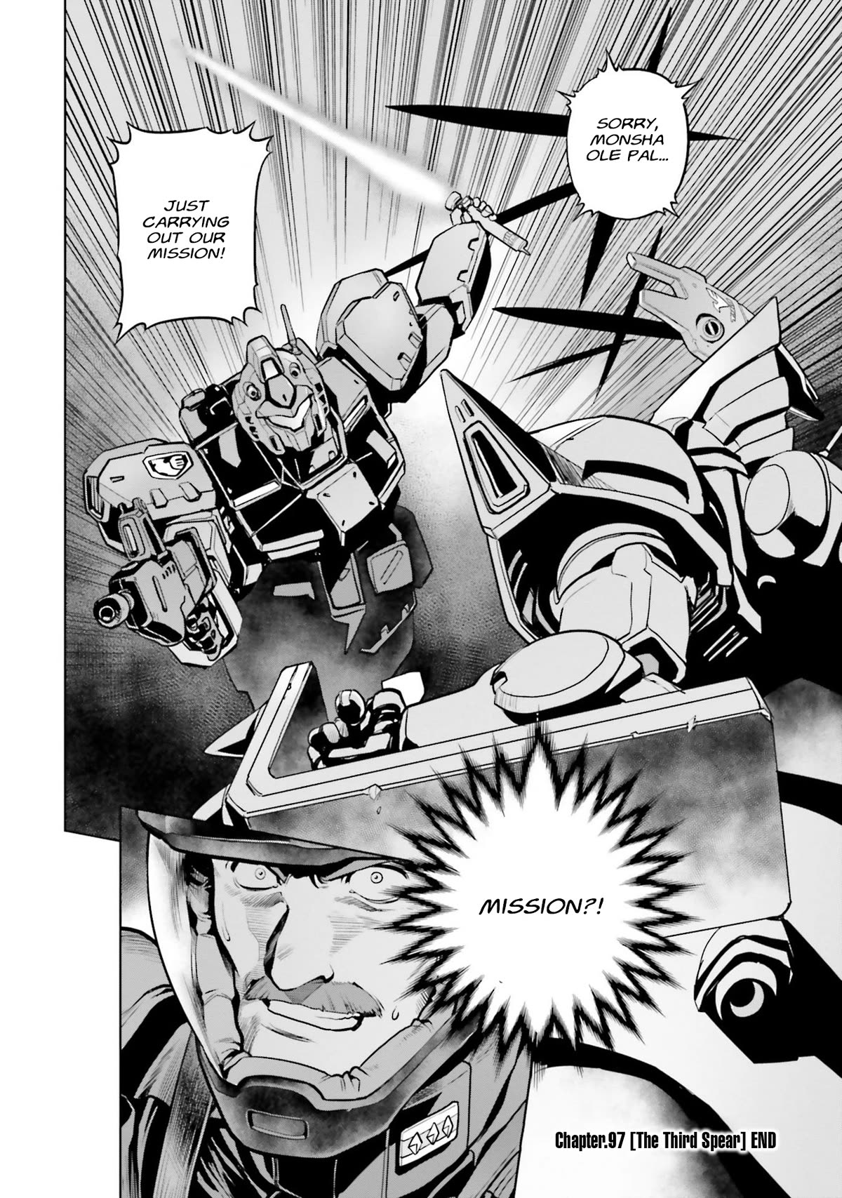 Kidou Senshi Gundam 0083 Rebellion Chapter 97 page 29 - Chapter 97: The Third Spear