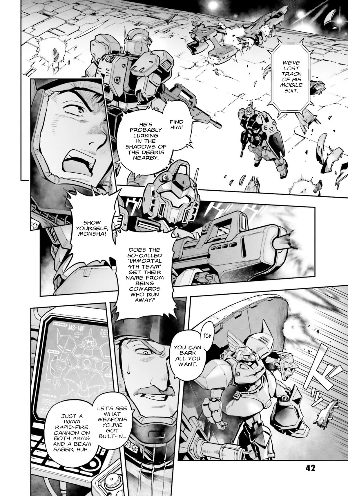 Kidou Senshi Gundam 0083 Rebellion Chapter 98 page 14 - Chapter 98: Unjust War