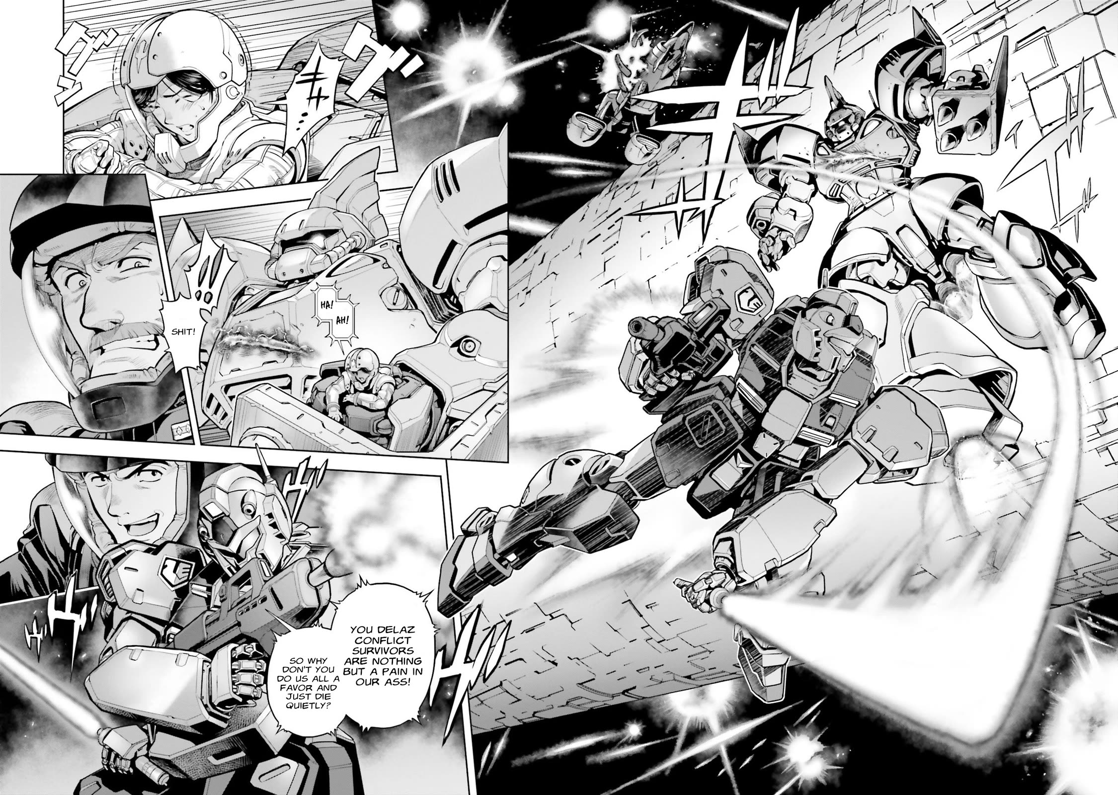 Kidou Senshi Gundam 0083 Rebellion Chapter 98 page 3 - Chapter 98: Unjust War
