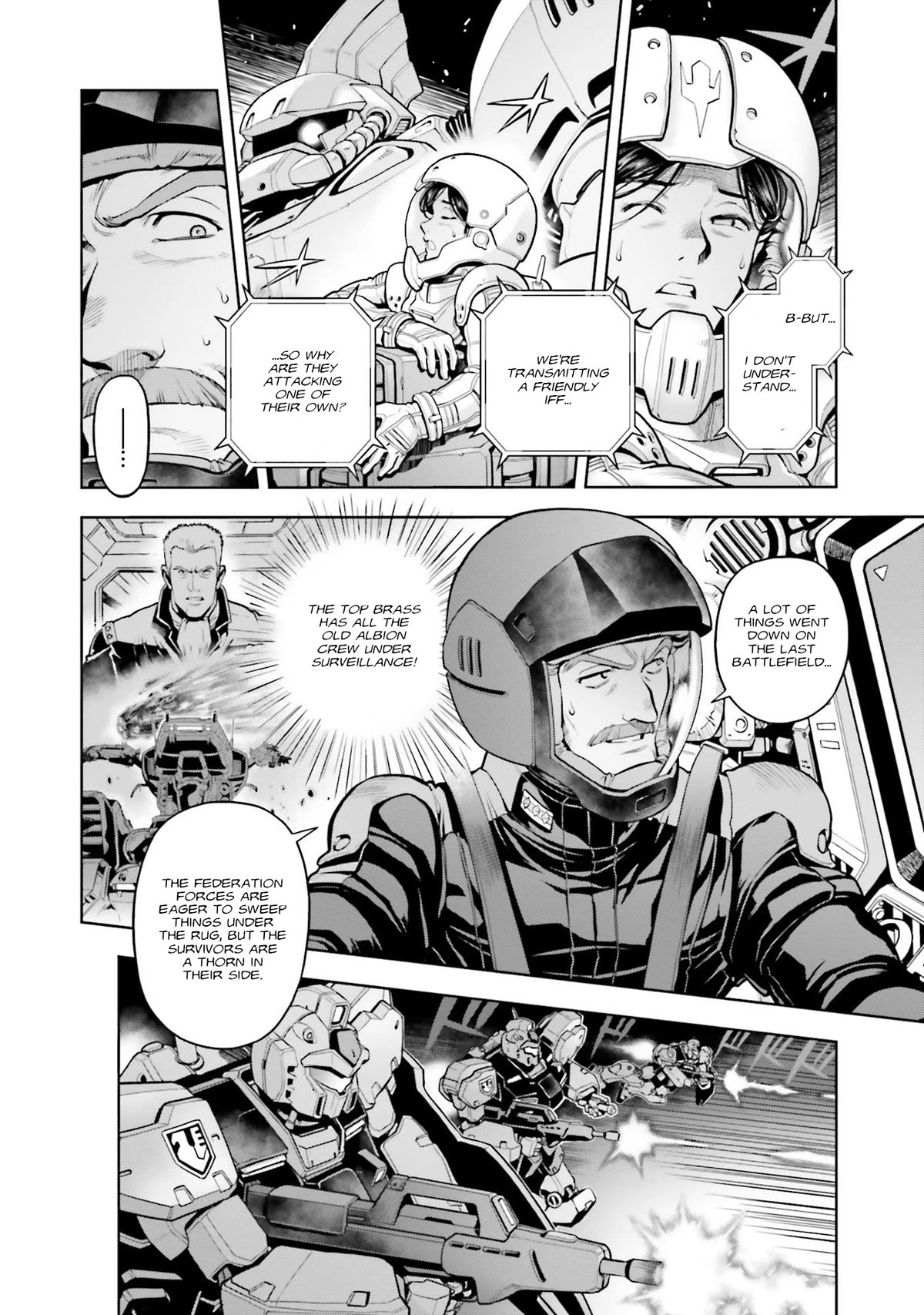 Kidou Senshi Gundam 0083 Rebellion Chapter 98 page 6 - Chapter 98: Unjust War