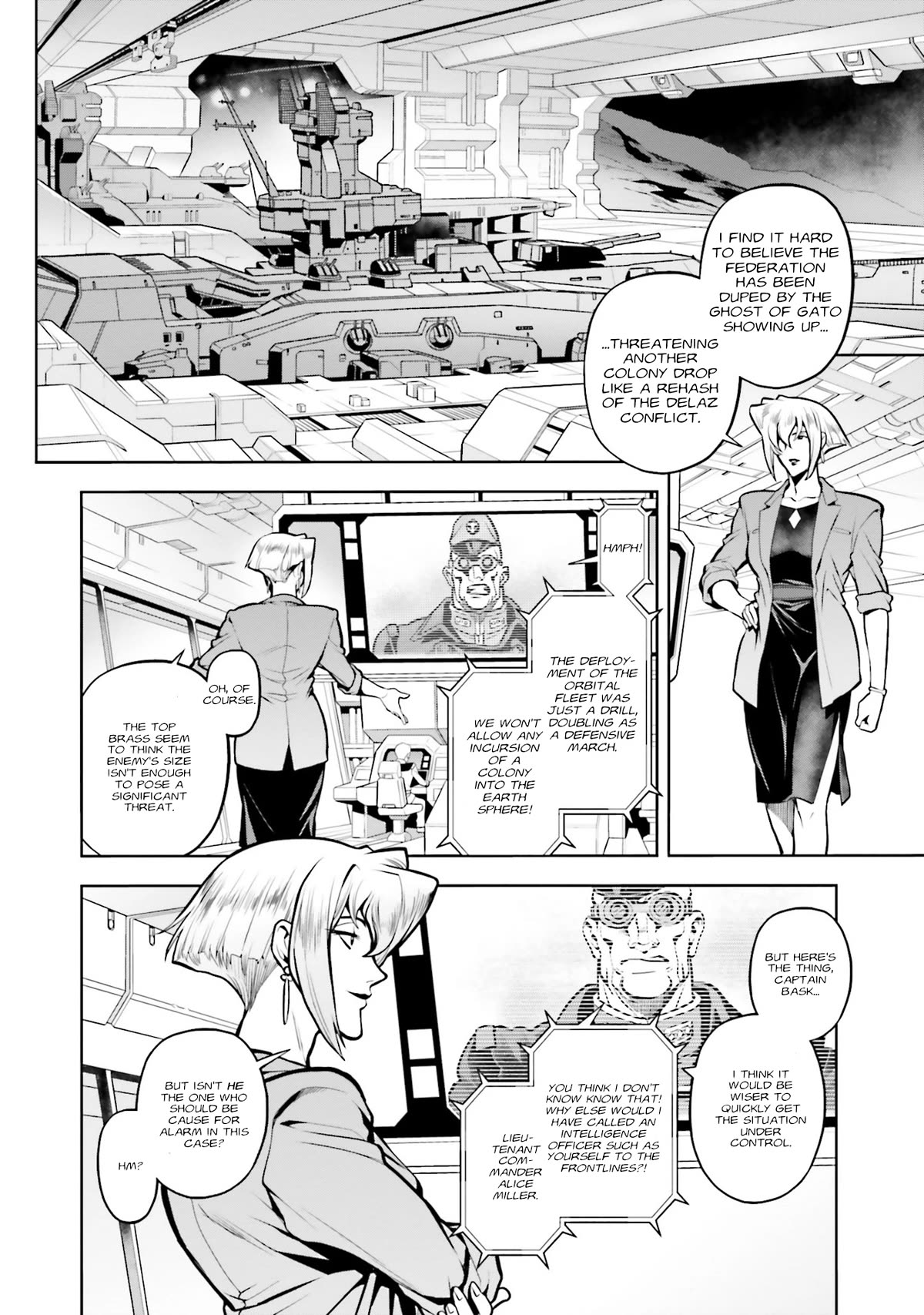 Kidou Senshi Gundam 0083 Rebellion Chapter 99 page 14 - Chapter 99: Ominous Signs