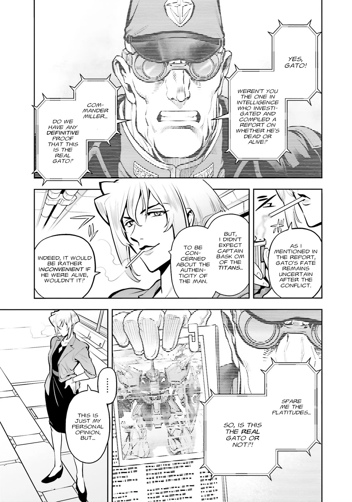 Kidou Senshi Gundam 0083 Rebellion Chapter 99 page 15 - Chapter 99: Ominous Signs