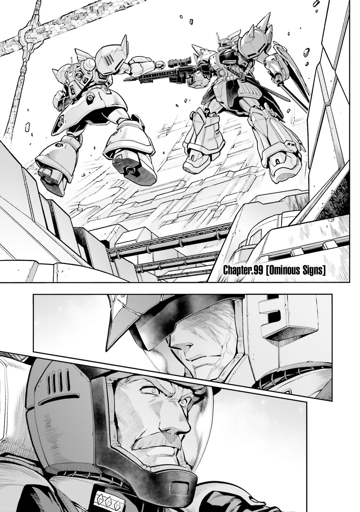 Kidou Senshi Gundam 0083 Rebellion Chapter 99 page 2 - Chapter 99: Ominous Signs