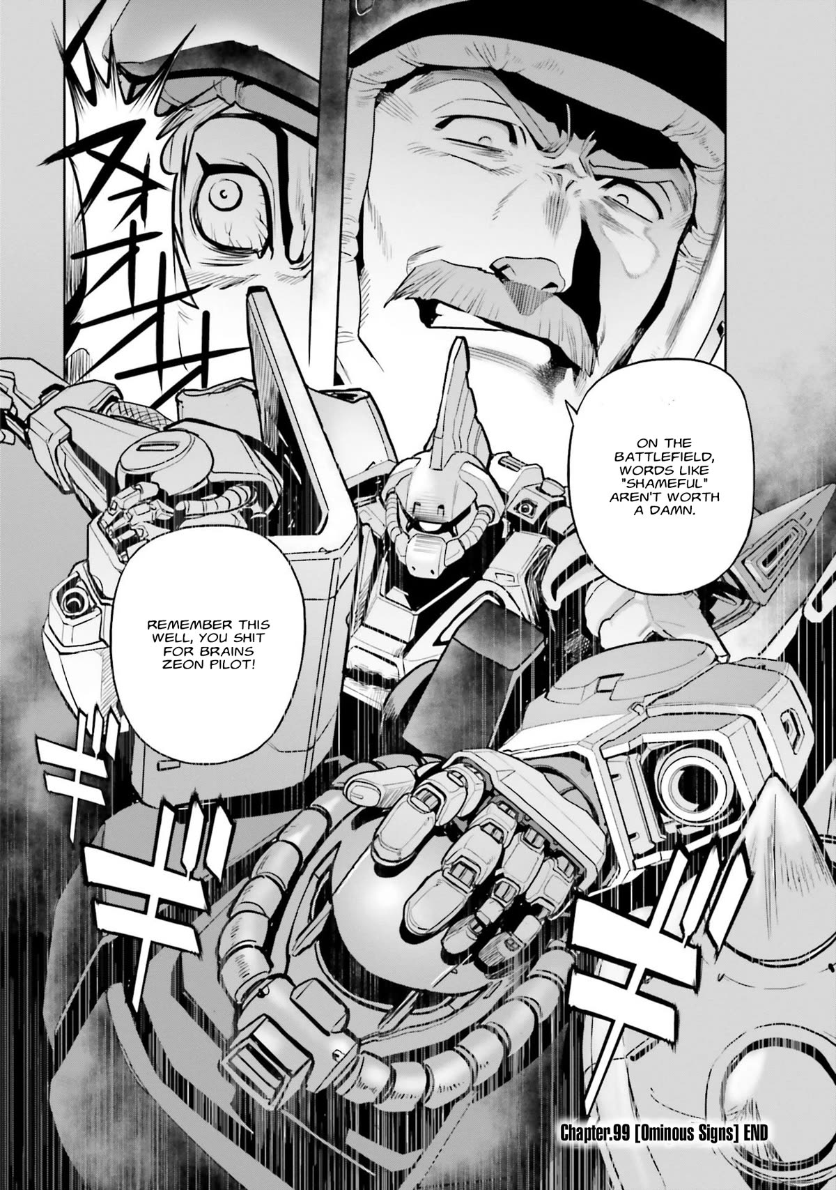 Kidou Senshi Gundam 0083 Rebellion Chapter 99 page 22 - Chapter 99: Ominous Signs