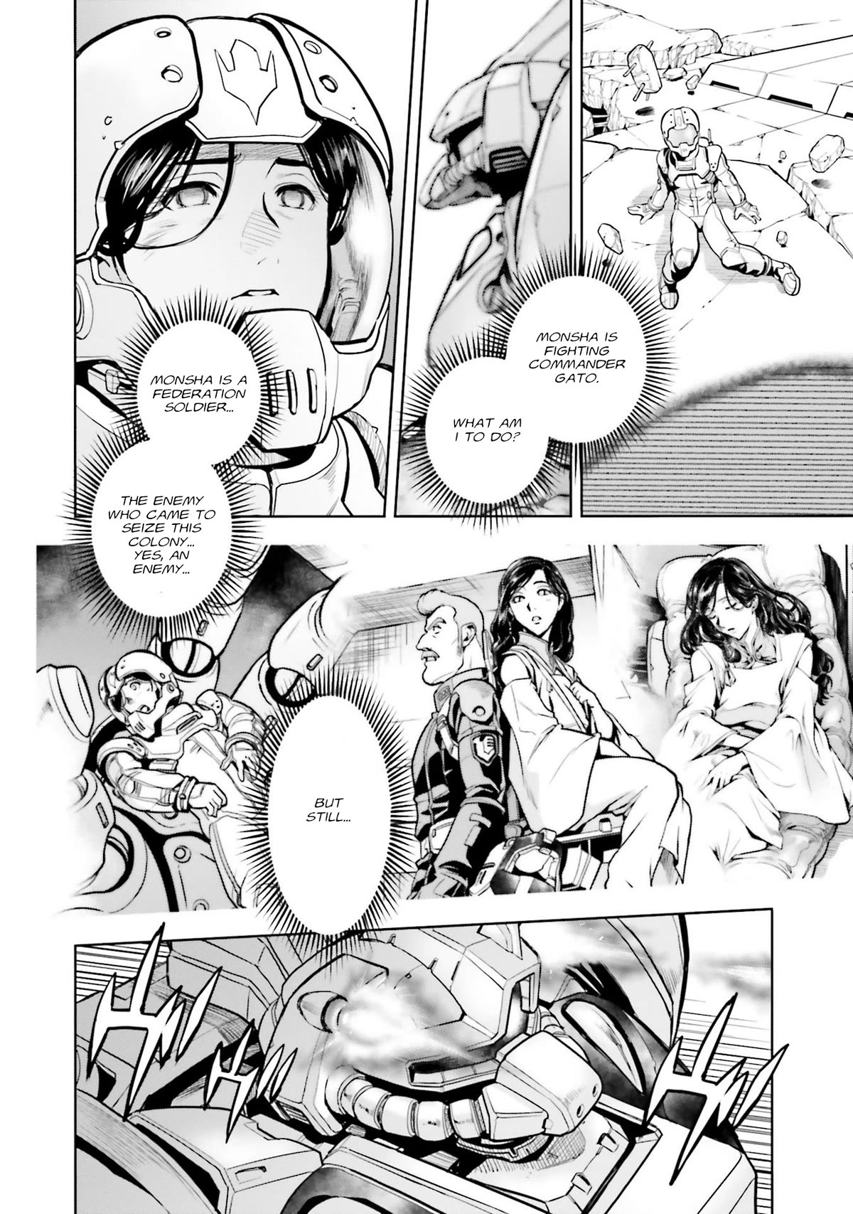 Kidou Senshi Gundam 0083 Rebellion Chapter 99 page 6 - Chapter 99: Ominous Signs
