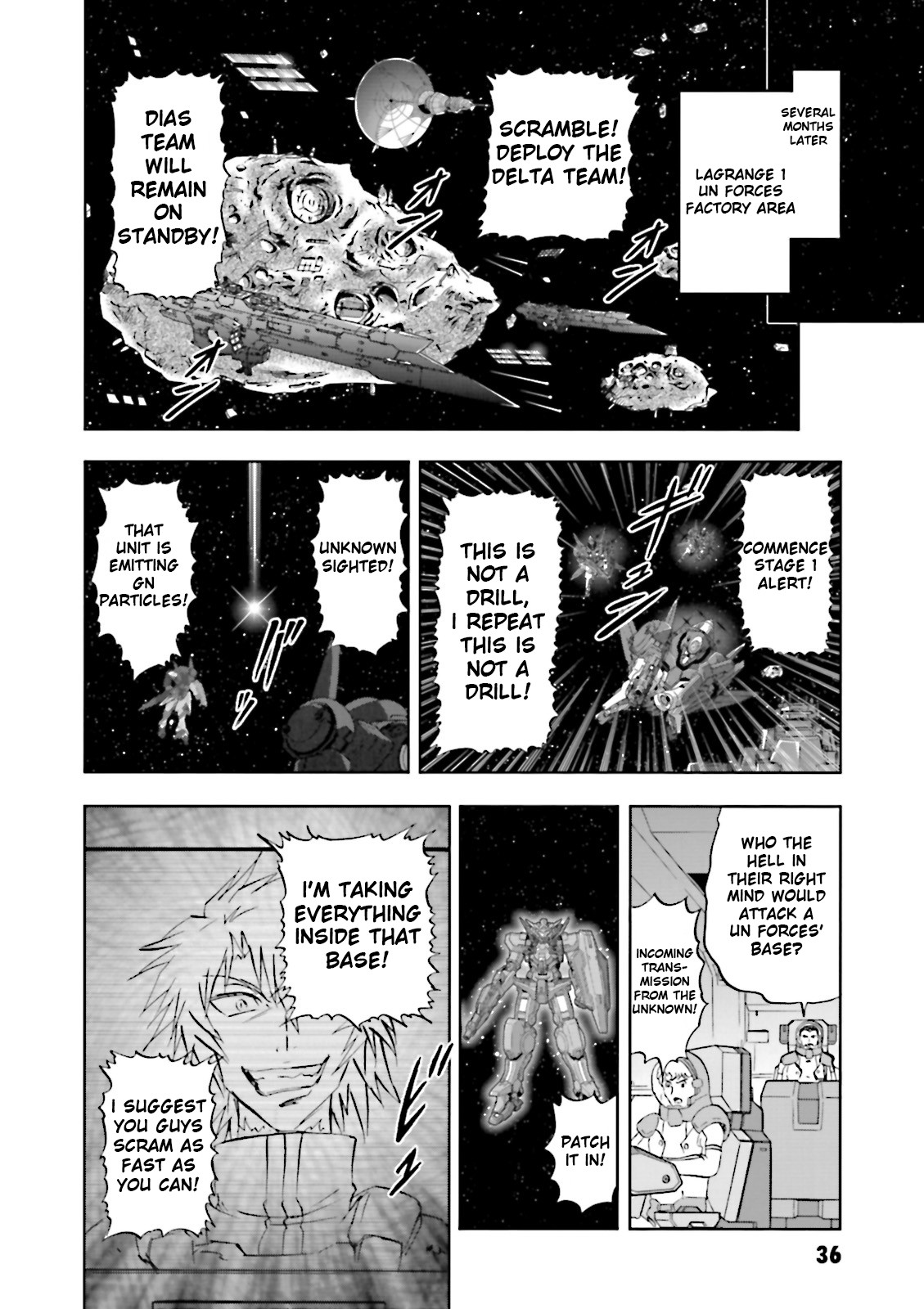 Kidou Senshi Gundam 00F Chapter 16 page 35 - Chapter 16: Assault