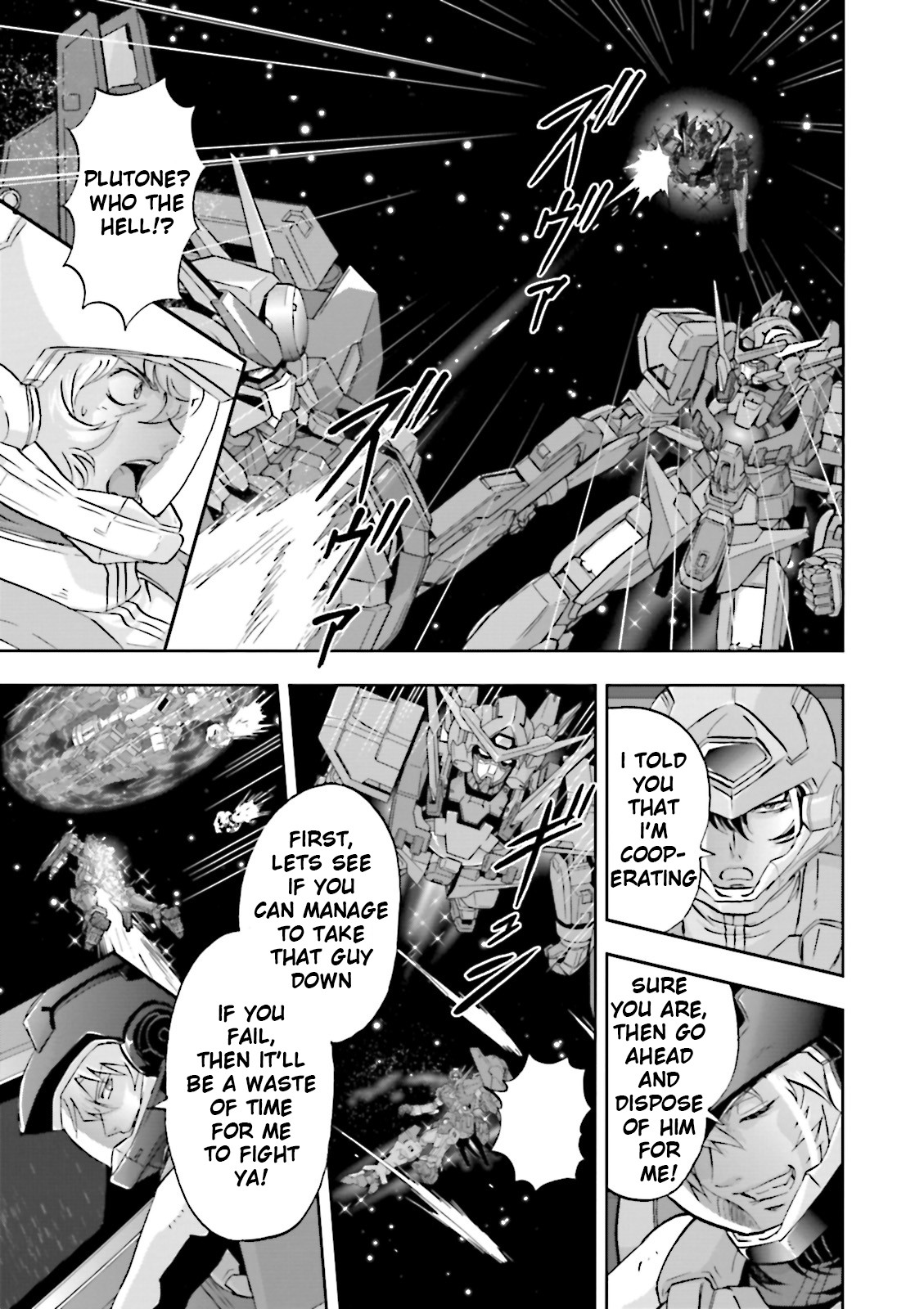 Kidou Senshi Gundam 00F Chapter 17 page 28 - Chapter 17: Project Start