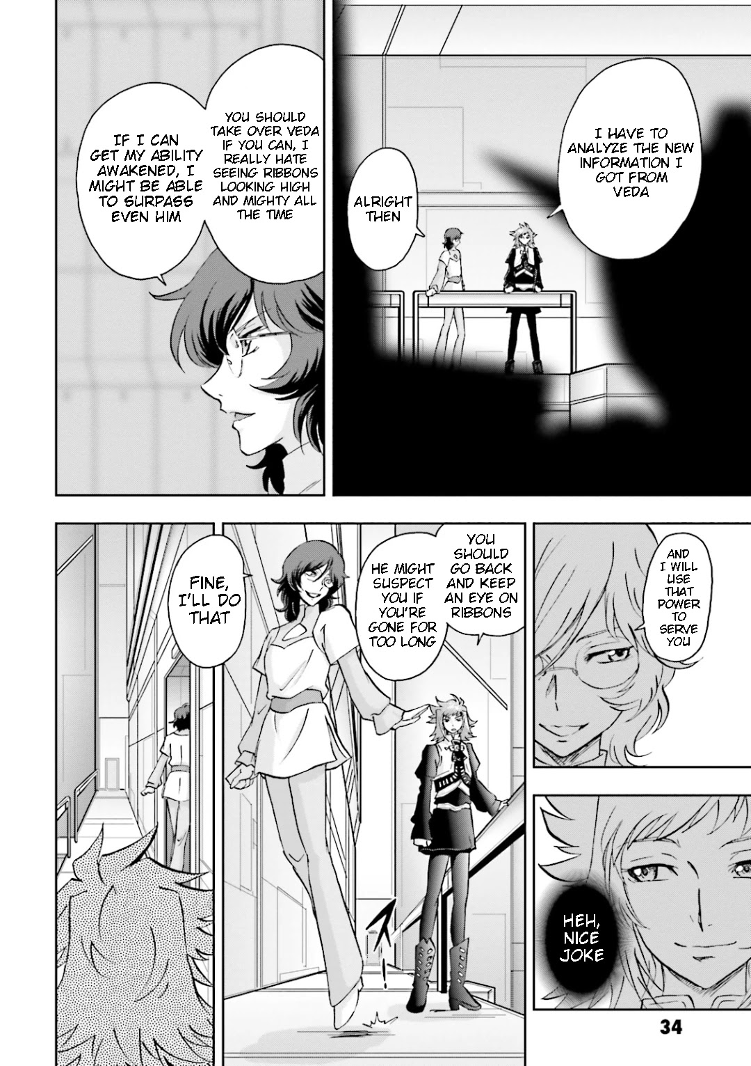 Kidou Senshi Gundam 00I Chapter 11 page 35 - Chapter 11: What Are You Planning