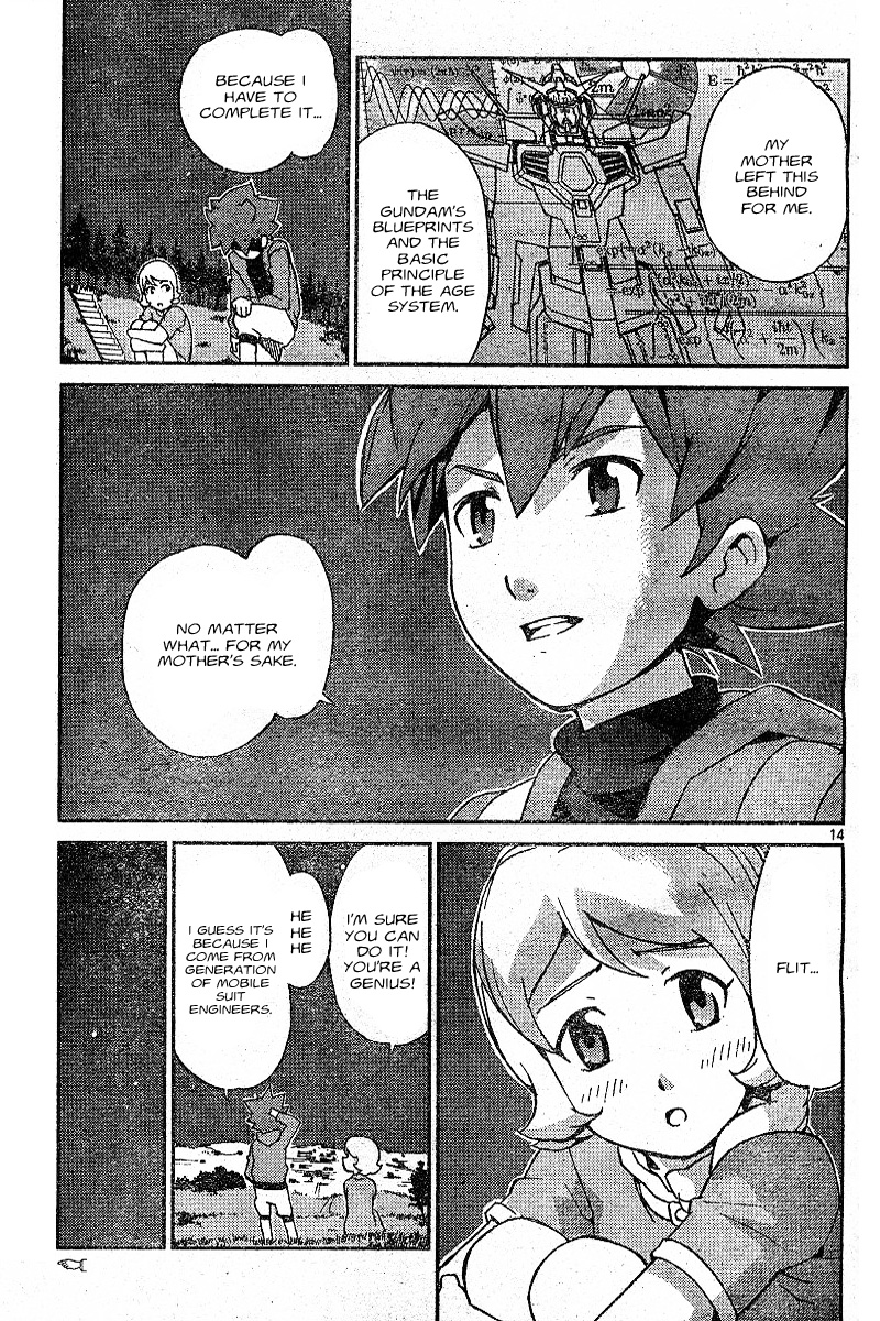 Kidou Senshi Gundam AGE ~Hajimari no Monogatari~ Chapter 1.2 page 13 - Chapter 1 v2