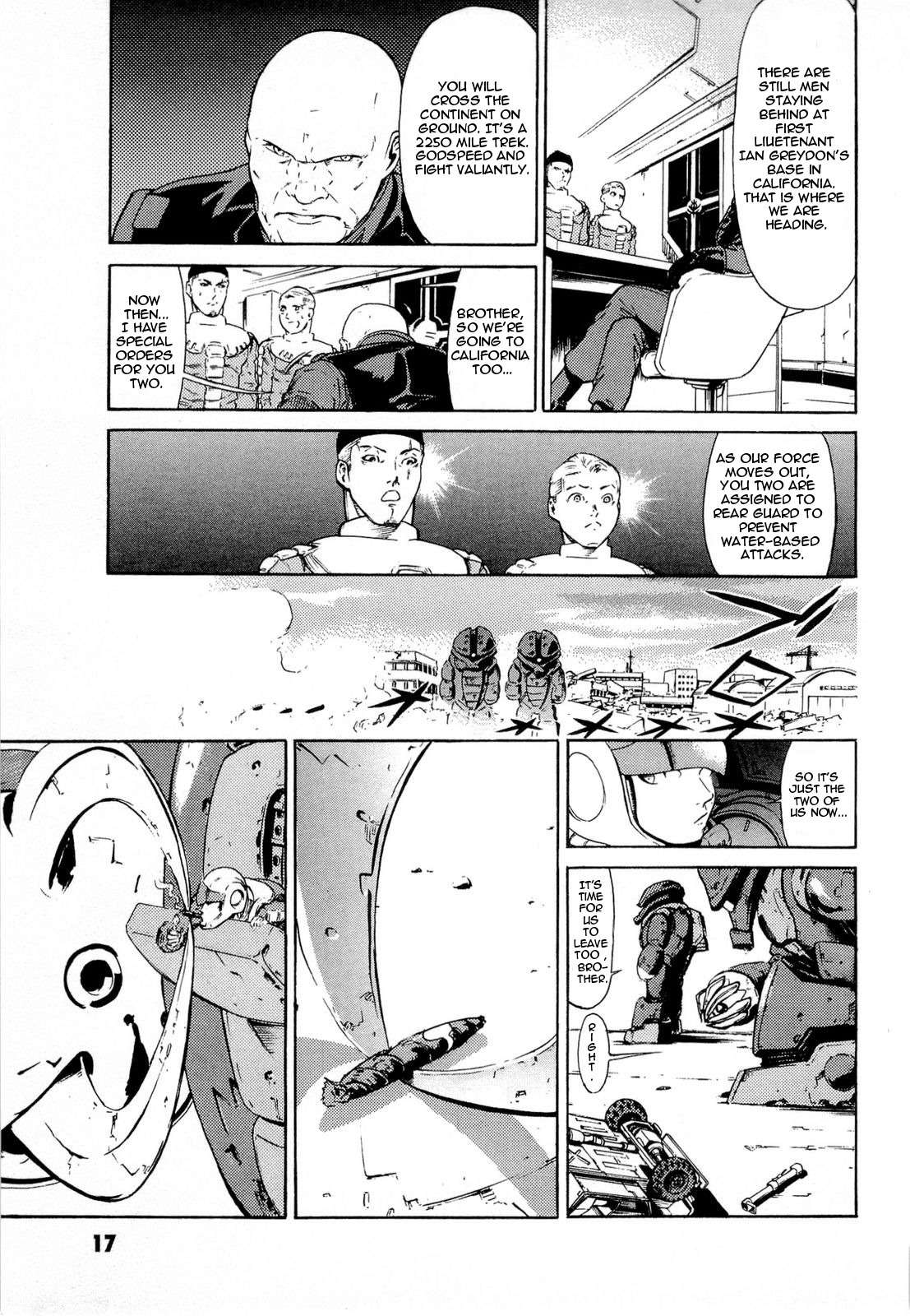 Kidou Senshi Gundam Aggai - Hokubei Oudan 2250 Mile Chapter 1 page 21 - Chapter 1: Journey