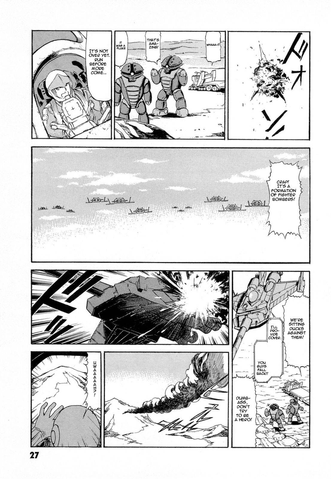 Kidou Senshi Gundam Aggai - Hokubei Oudan 2250 Mile Chapter 2 page 9 - Chapter 2: Baseball