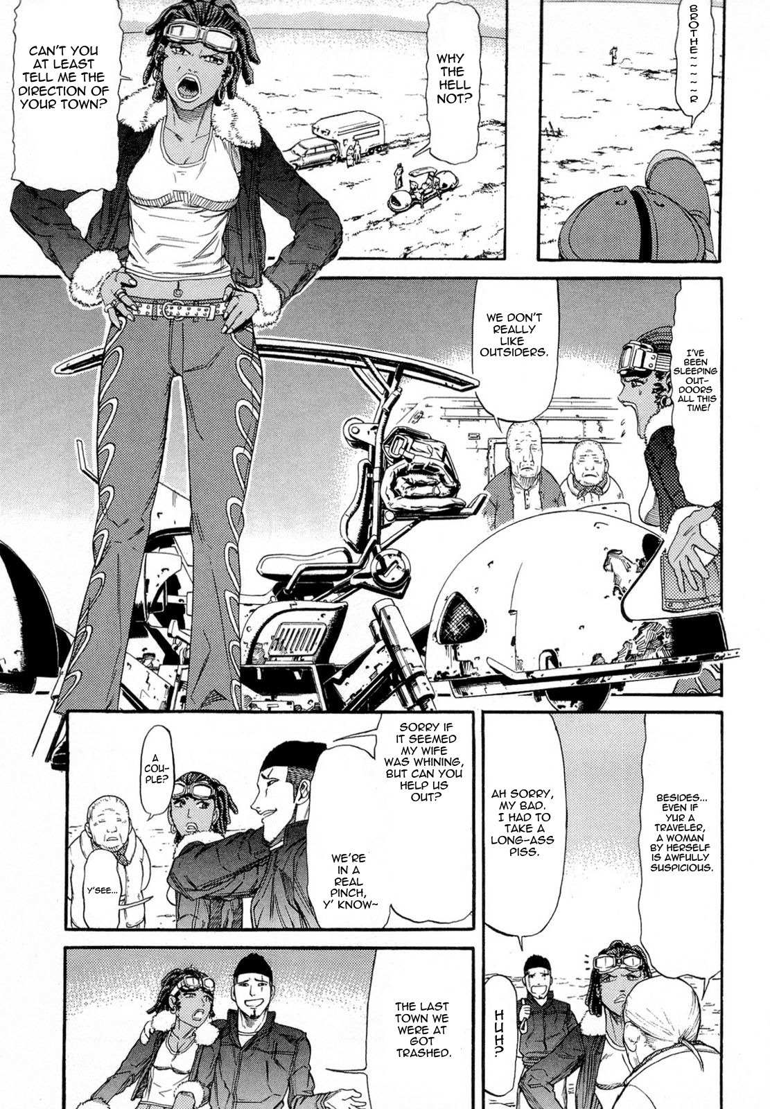 Kidou Senshi Gundam Aggai - Hokubei Oudan 2250 Mile Chapter 3 page 3 - Chapter 3: Break Dancing