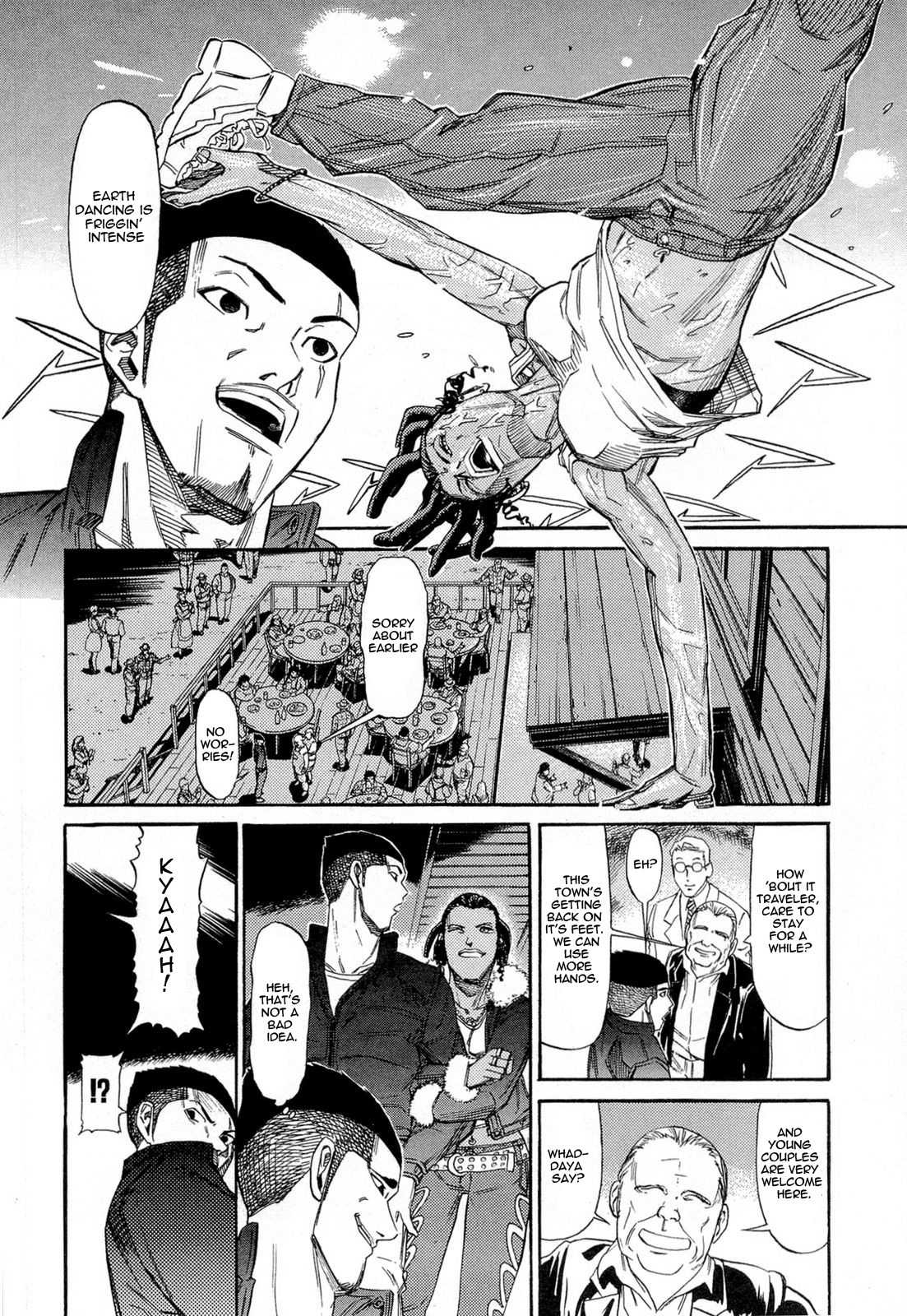 Kidou Senshi Gundam Aggai - Hokubei Oudan 2250 Mile Chapter 3 page 6 - Chapter 3: Break Dancing