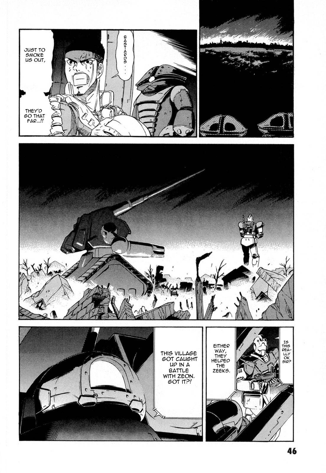Kidou Senshi Gundam Aggai - Hokubei Oudan 2250 Mile Chapter 3 page 9 - Chapter 3: Break Dancing
