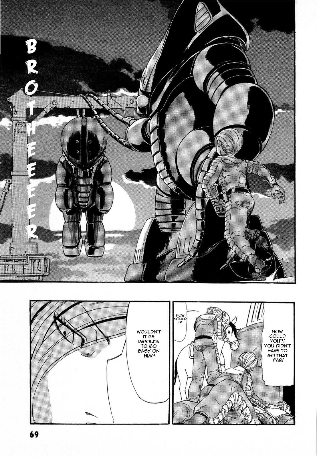 Kidou Senshi Gundam Aggai - Hokubei Oudan 2250 Mile Chapter 4 page 15 - Chapter 4: Wild Horse